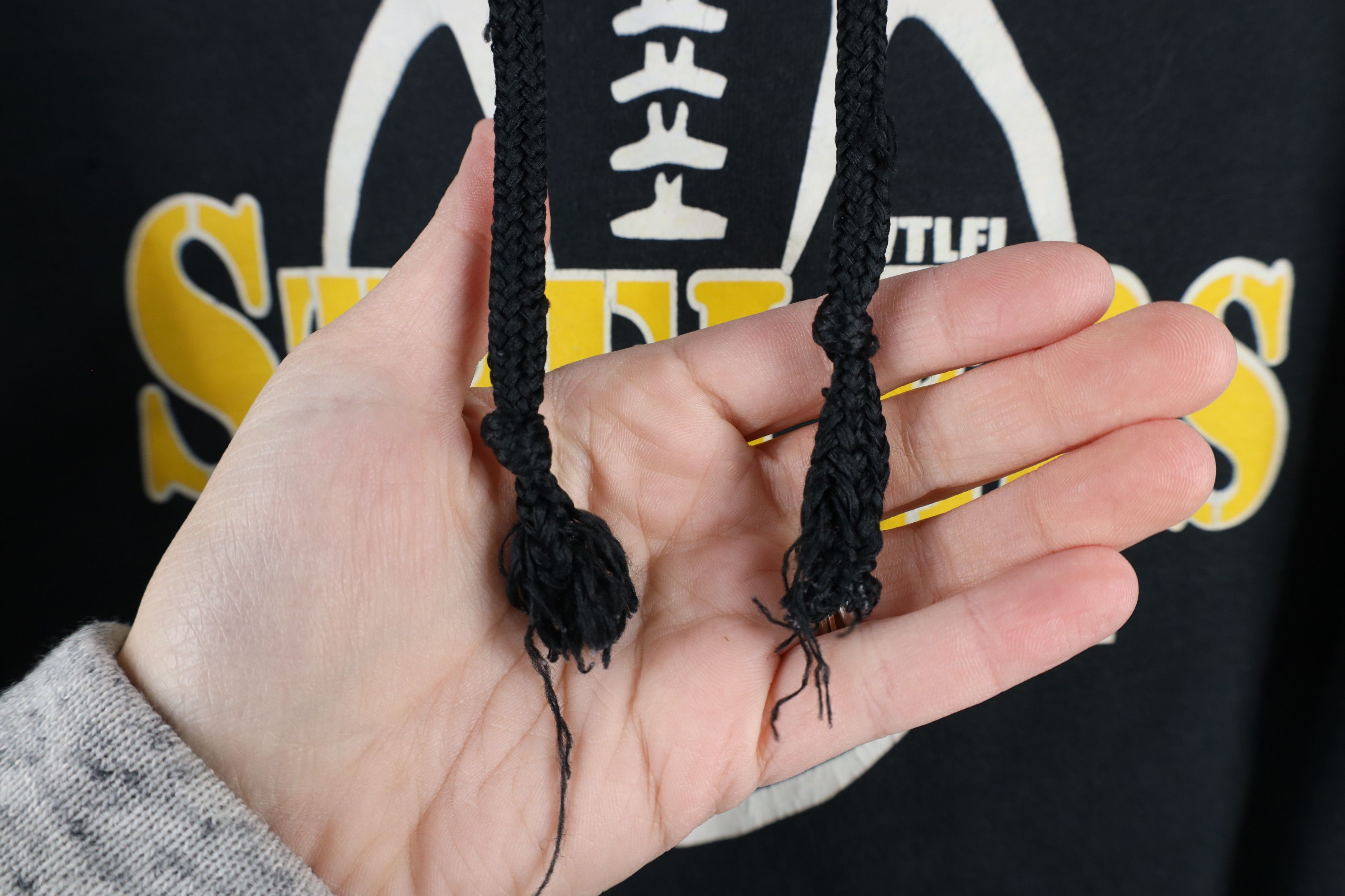 Vintage Vintage Spell Out Pittsburgh Steelers Football Hoodie Black Size US S / EU 44-46 / 1 - 4 Thumbnail
