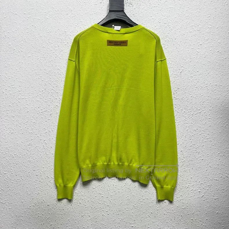 Louis Vuitton Louis Vuitton SS23 badge embroidered logo pullover crewnec Size US M / EU 48-50 / 2 - 2 Thumbnail