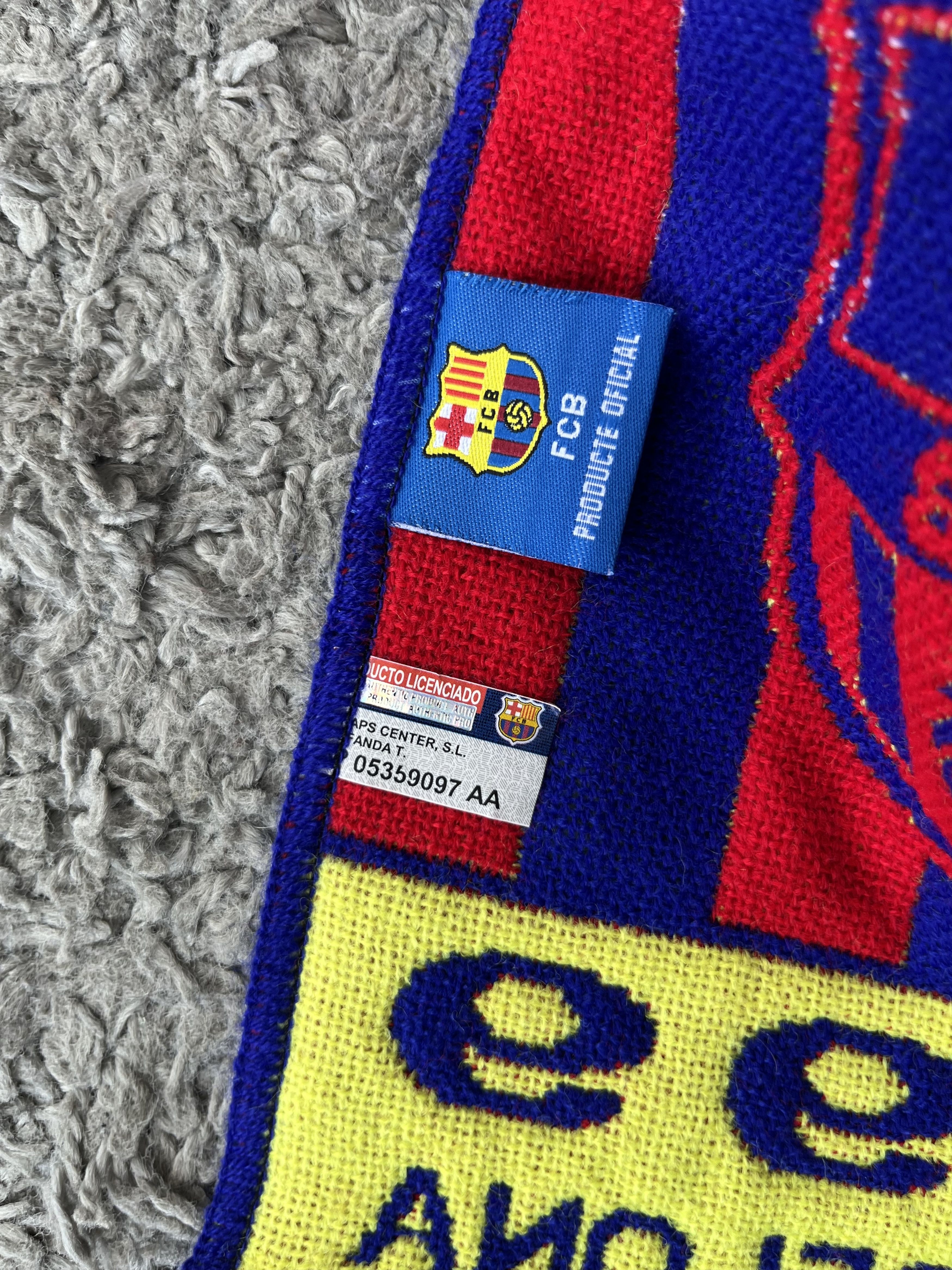 Custo Barcelona FC BARCELONA Vintage Fan Scarf Muffler Soccer Football Size ONE SIZE - 5 Thumbnail