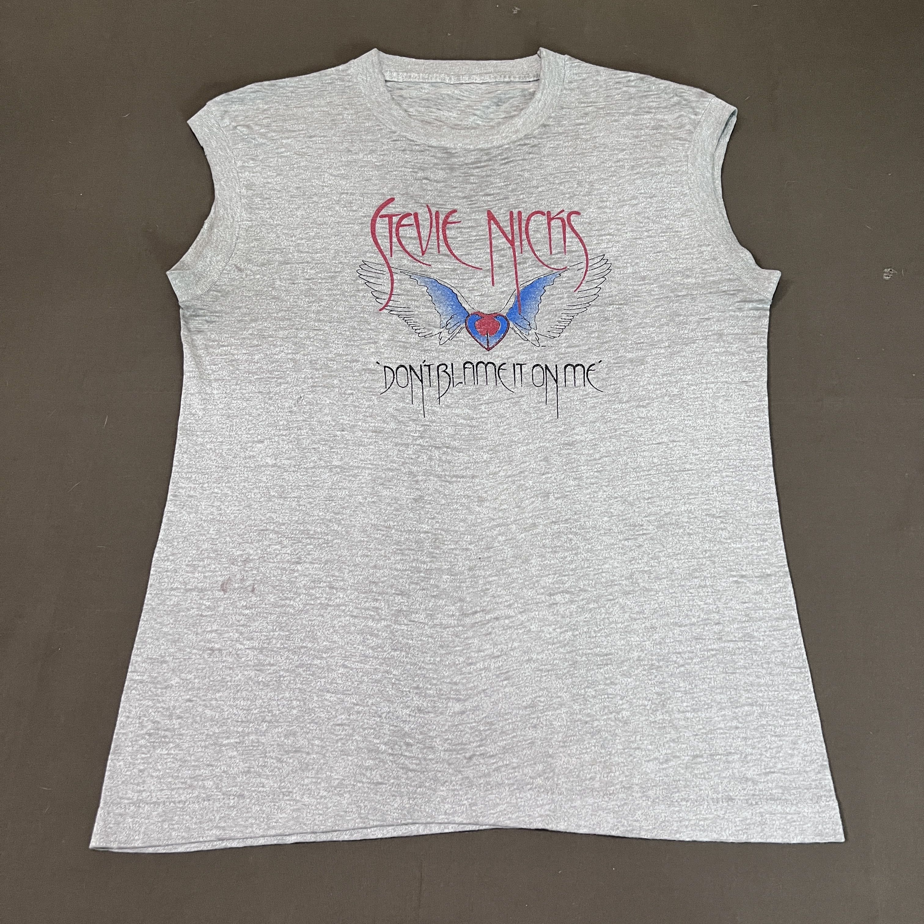 Band Tees × Vintage Vintage 80s Stevie Nicks DON'T BLAME IT ON ME Tour Tee Faded Size US M / EU 48-50 / 2 - 5 Thumbnail