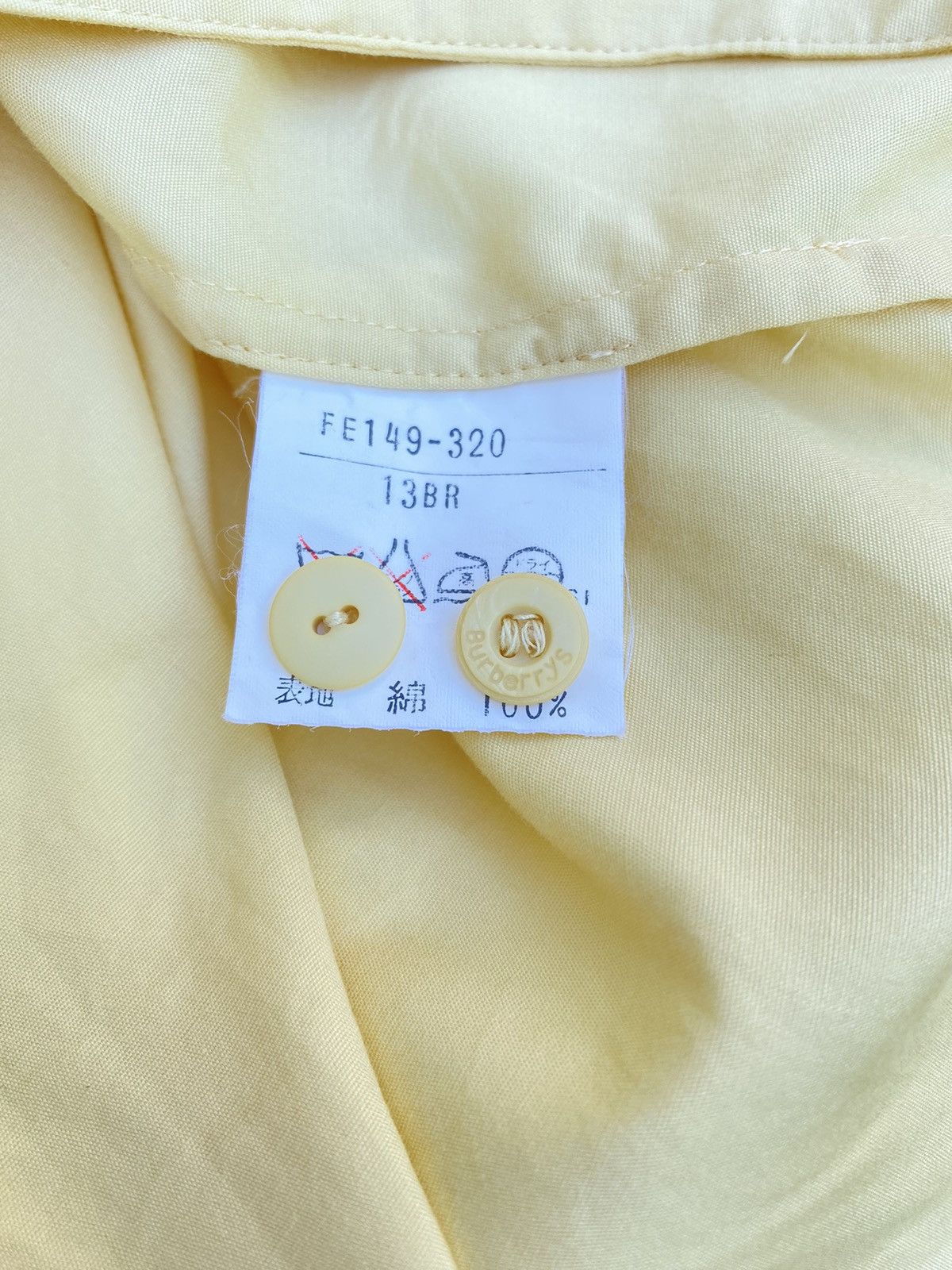 Burberry Burberry yellow long-sleeved shirt with front buttons Size M / US 6-8 / IT 42-44 - 4 Thumbnail