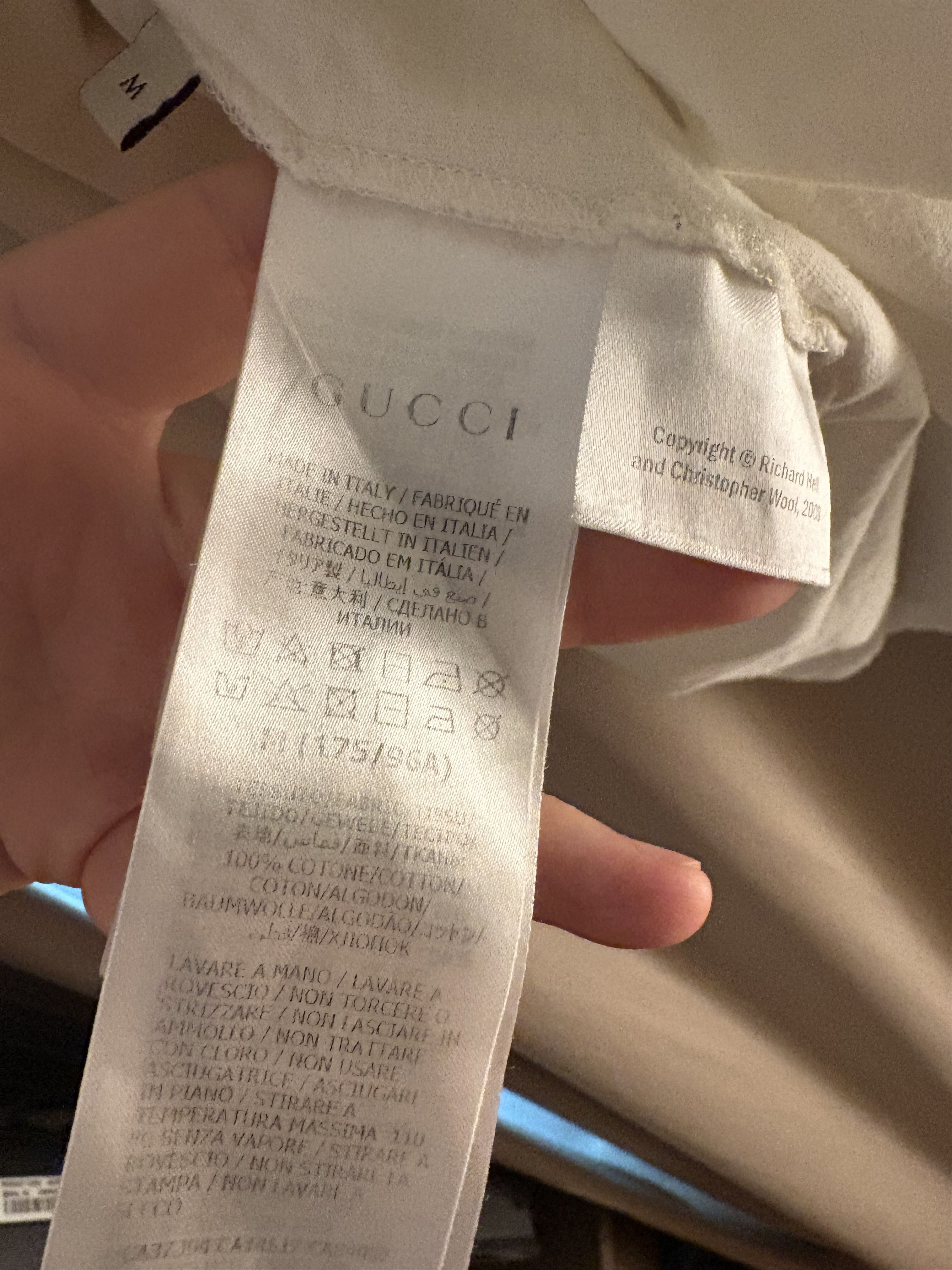 Gucci Oversized think/thank Tee Size US M / EU 48-50 / 2 - 5 Thumbnail