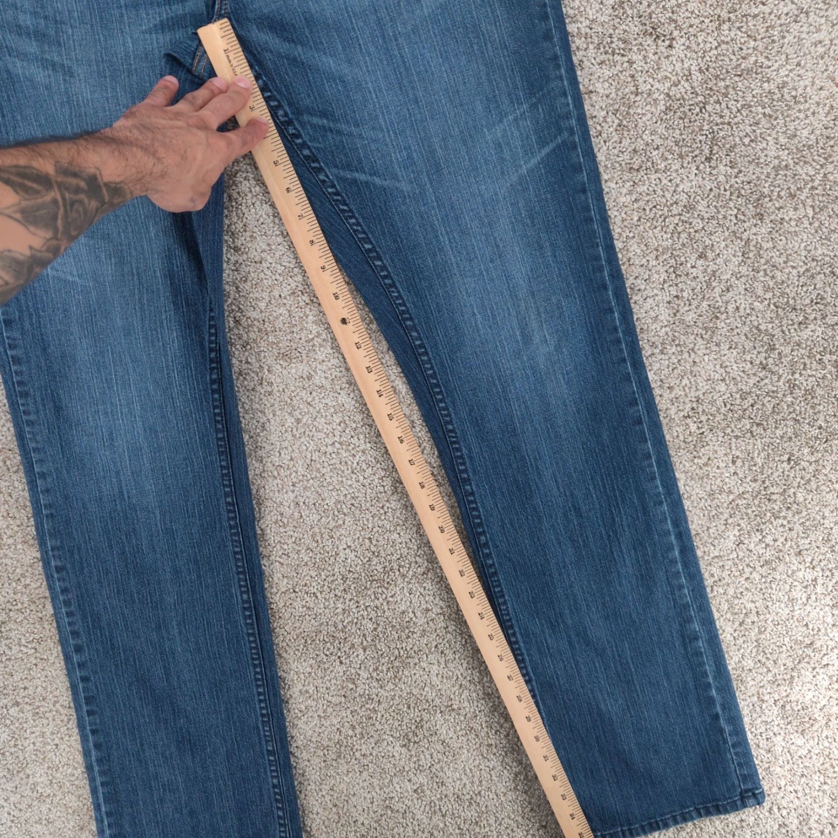 Cody James Cody James Jeans Mens 36x36 Blue Stretch Denim Work Cowboy Western Bootcut Size US 36 / EU 52 - 4 Thumbnail