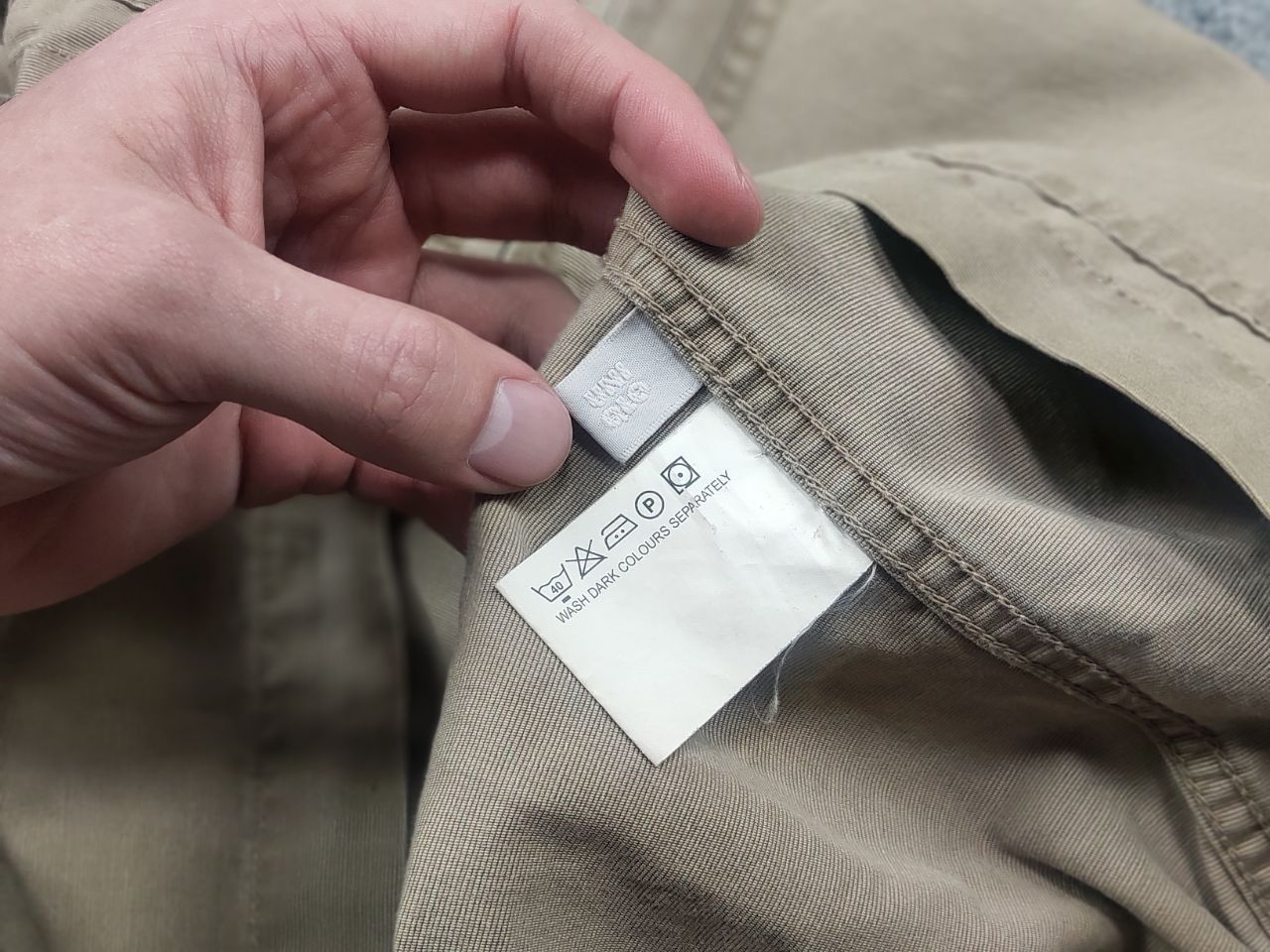 Japanese Brand Vintage Uniqlo Japan Minimalism Canvas Zip Bomber Jacket Size US L / EU 52-54 / 3 - 14 Thumbnail