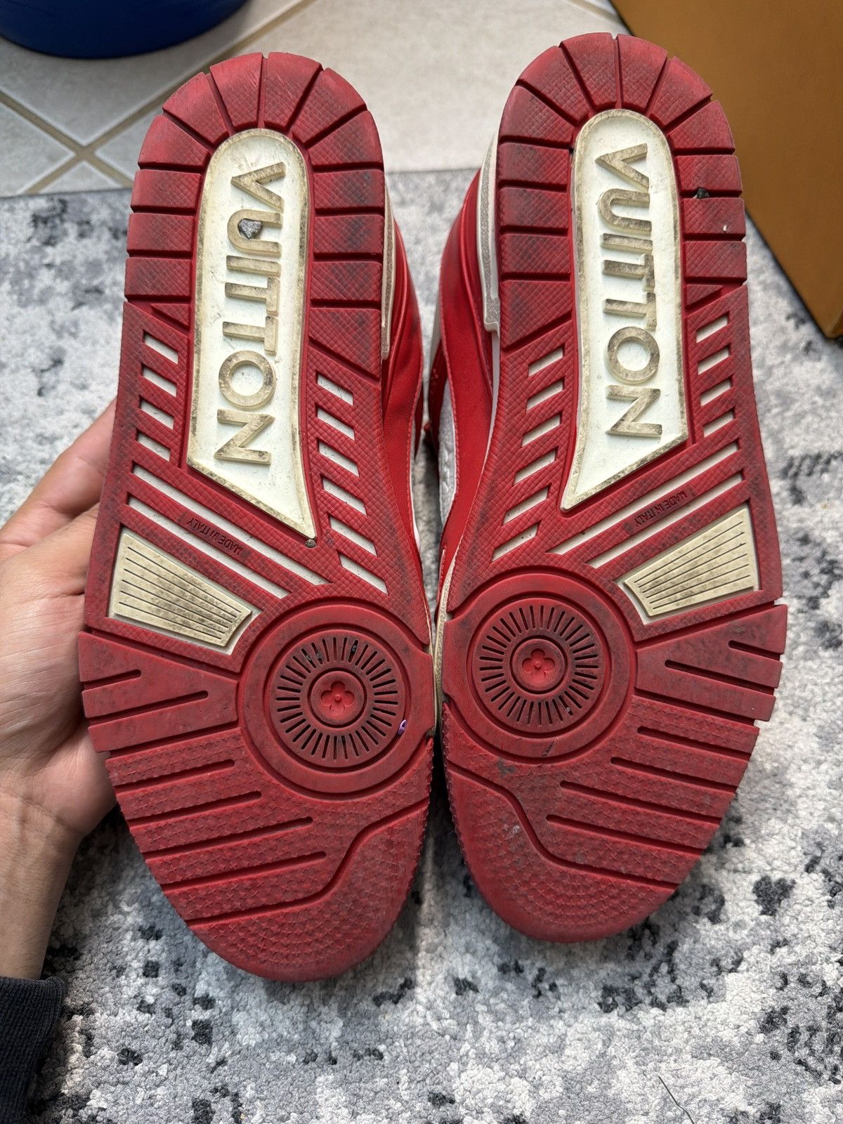Louis Vuitton LV Product Red Trainer Size US 10 / EU 43 - 5 Thumbnail