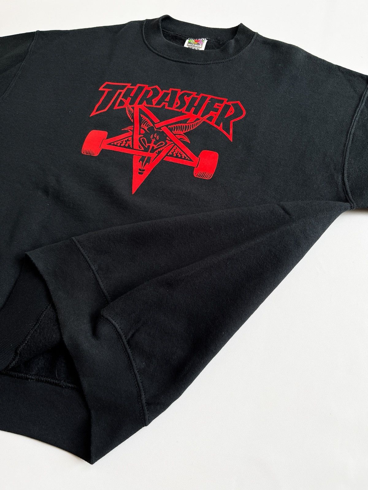 Thrasher thrasher goat sweatshirt black vintage 90s Size US M / EU 48-50 / 2 - 3 Thumbnail