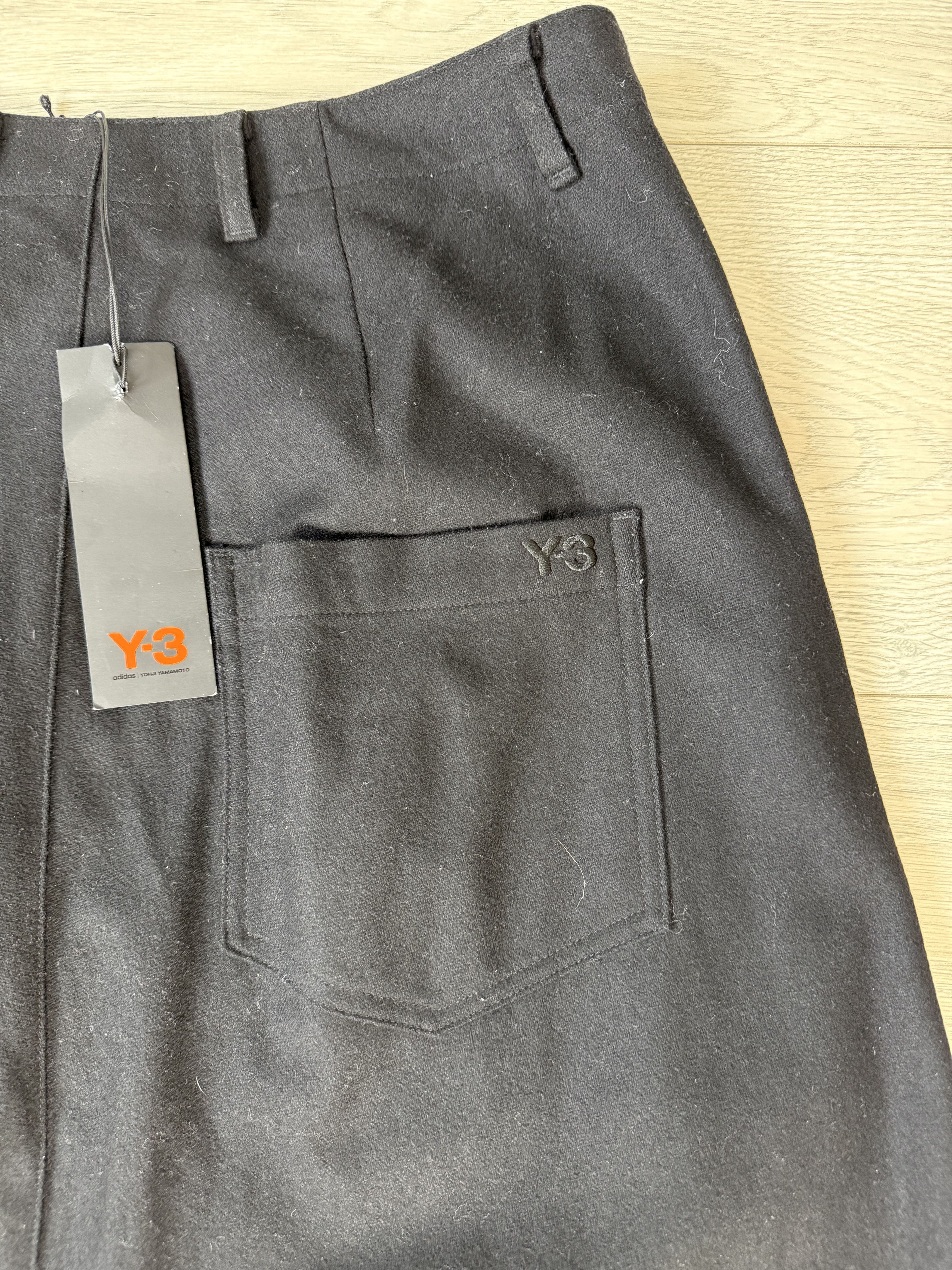 Y-3 Yohji Yamamoto Y-3 Dropped Wool Pants Size US 30 / EU 46 - 6 Thumbnail