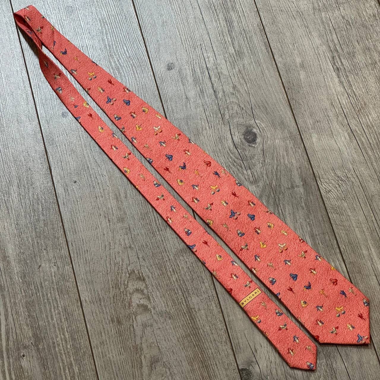Bvlgari BVLGARI Silk Tie Size ONE SIZE - 6 Thumbnail