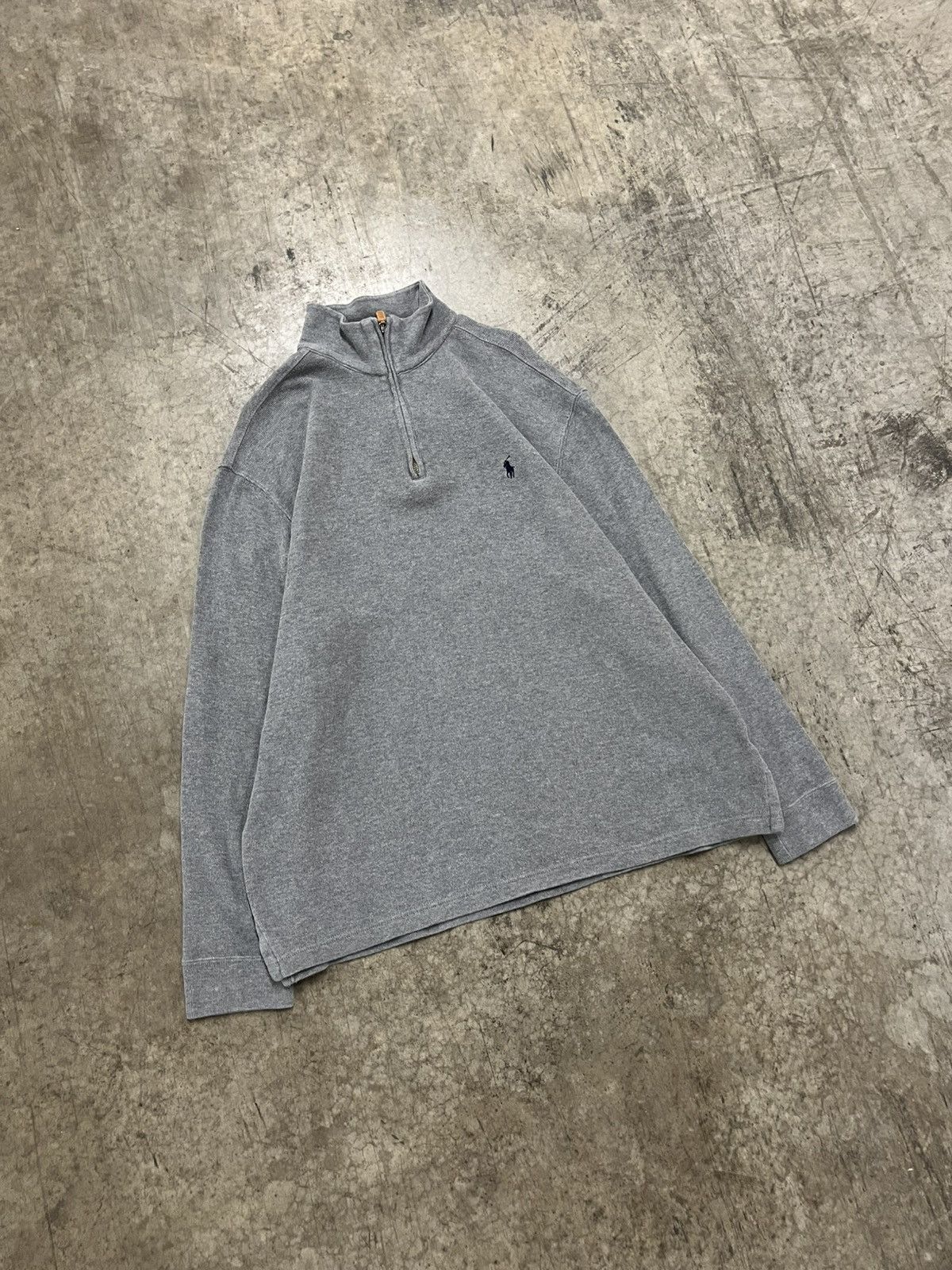 Polo Ralph Lauren × Vintage Polo Ralph Lauren vintage 1/4 zip sweatshirt preppy hype Size US L / EU 52-54 / 3 - 3 Thumbnail