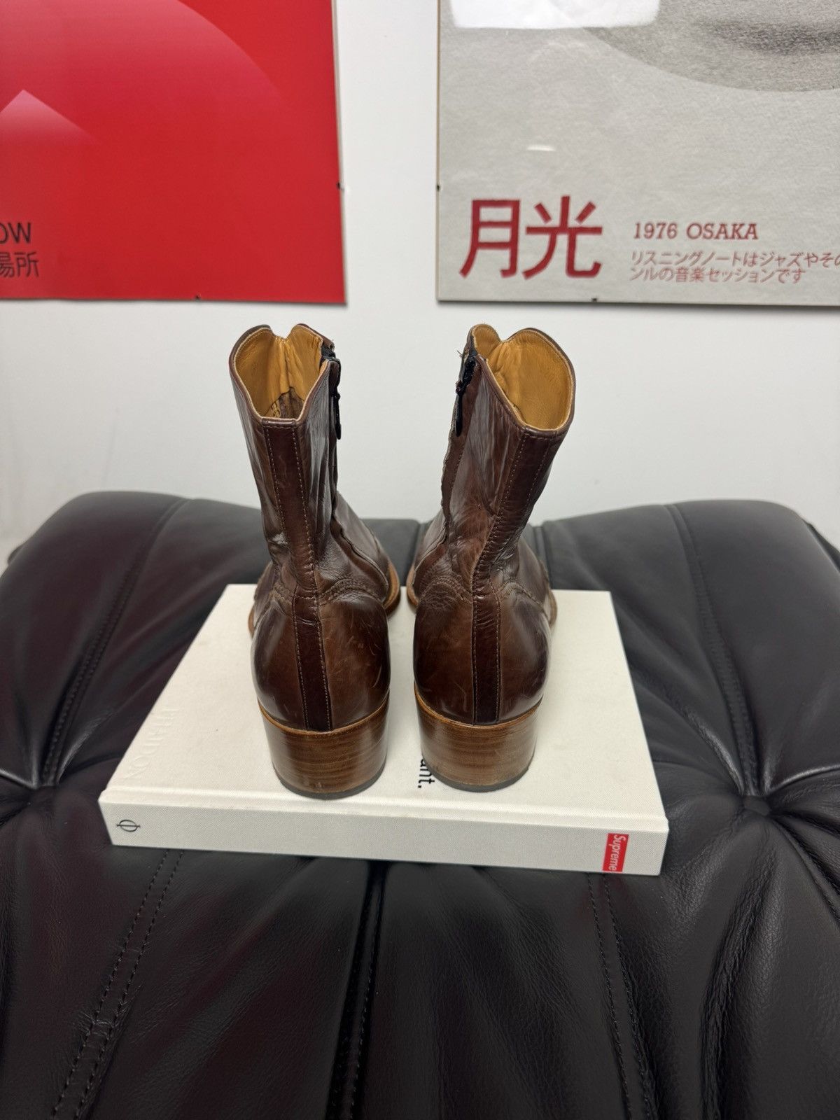 Leather Vintage Lloyd Luxury Brown Leather Chelsea Boots Shoes Rare Size US 9 / EU 42 - 4 Thumbnail