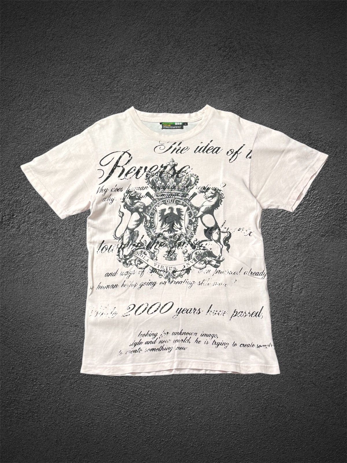 If Six Was Nine × Japanese Brand × Le Grande Bleu (L.G.B.) Japanese Poem Tees Oxfam Size US S / EU 44-46 / 1 - 1 Thumbnail