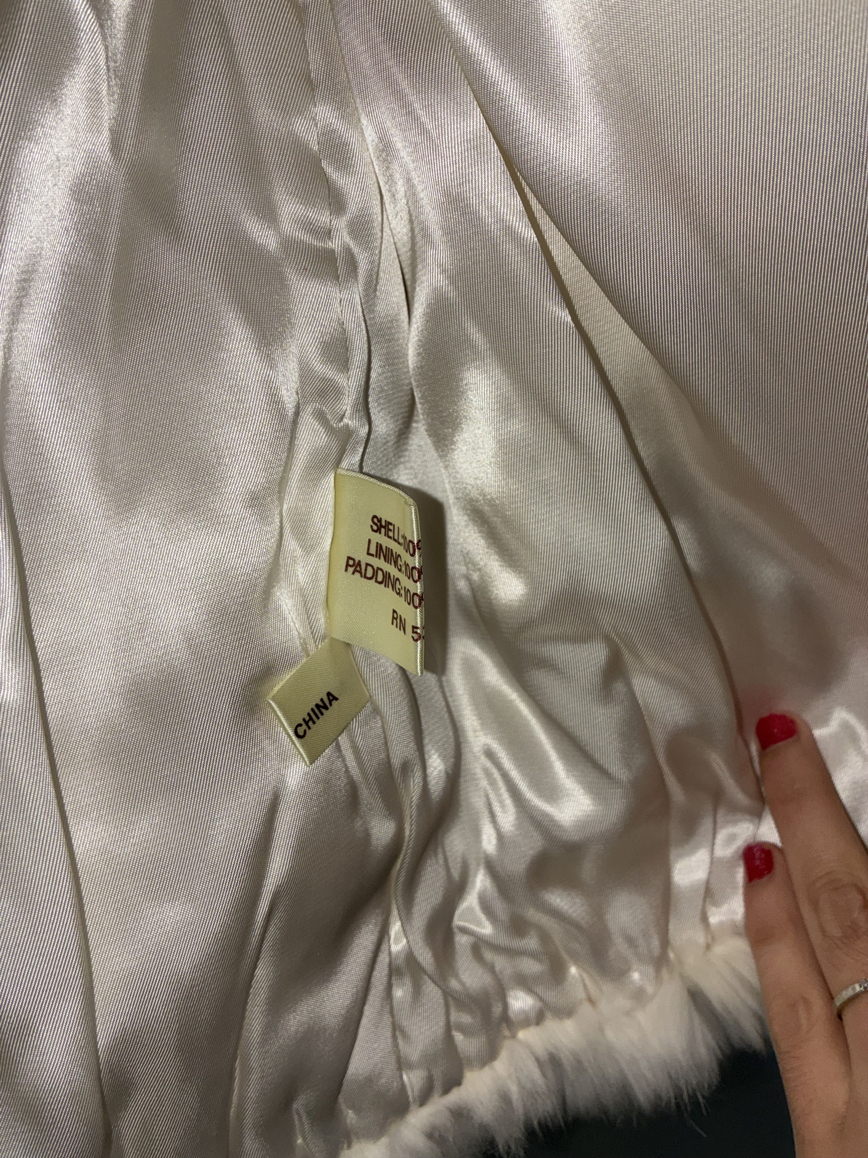 Other Caravelle NYC white rabbit fur coat Size M / US 6-8 / IT 42-44 - 4 Thumbnail