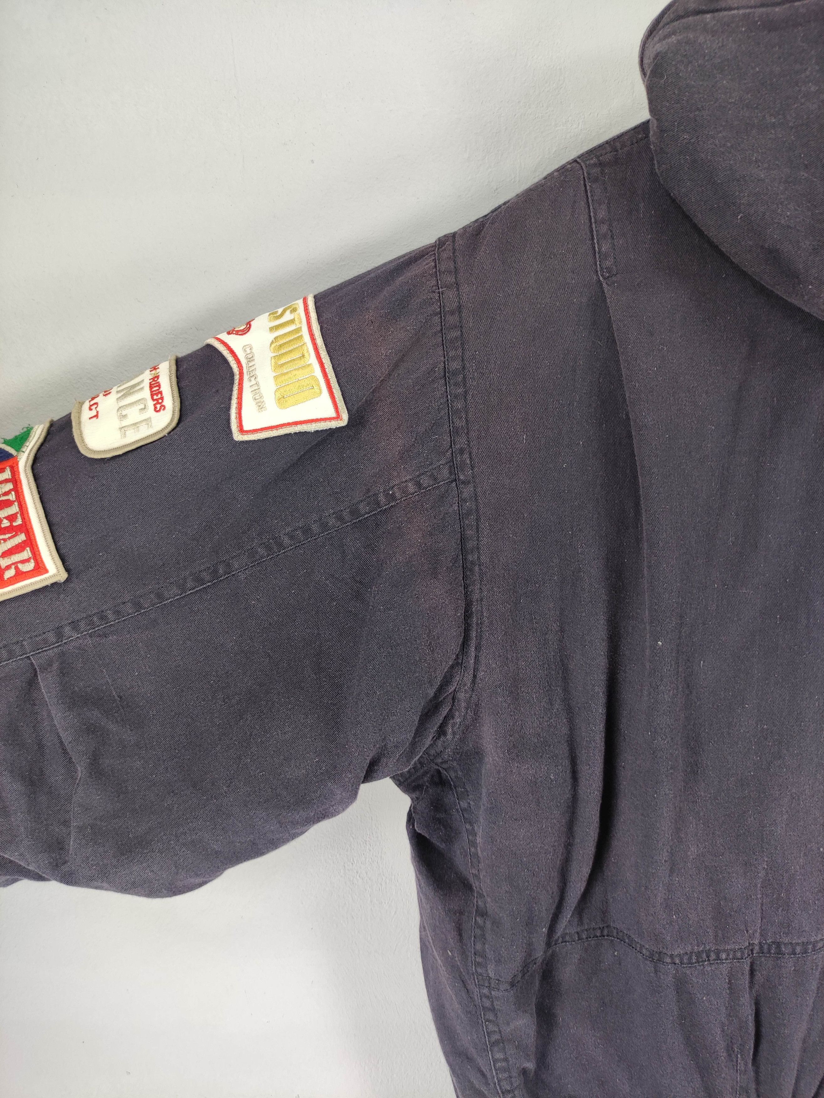 Vintage Vintage Pract Studio Patch Faded Jacket Hoodie Zipper Size US L / EU 52-54 / 3 - 14 Thumbnail