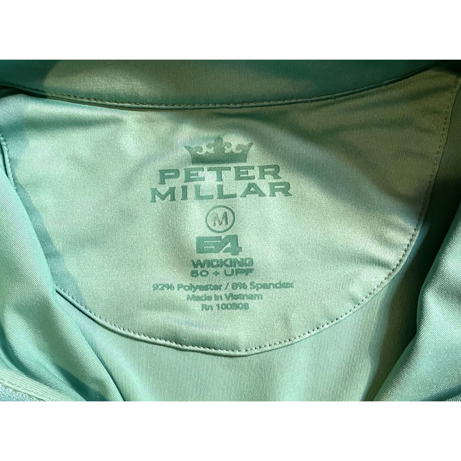 Peter Millar Peter Millar Wicking E4 1/4 Zip Golf Performance Shirt Women’s M Green Size M / US 6-8 / IT 42-44 - 4 Thumbnail