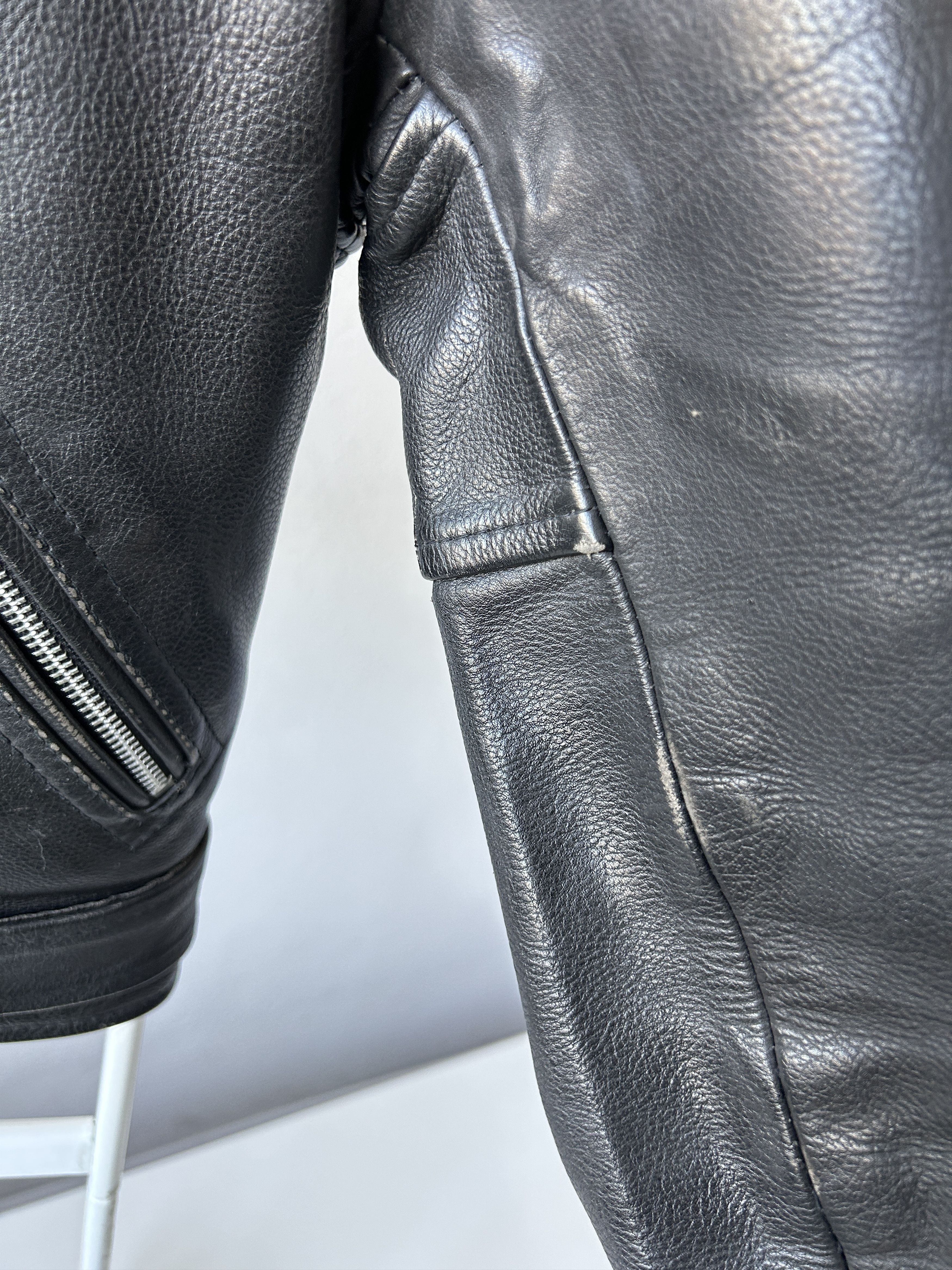 Vintage Vintage ramones biker leather jacket Size US M / EU 48-50 / 2 - 14 Thumbnail
