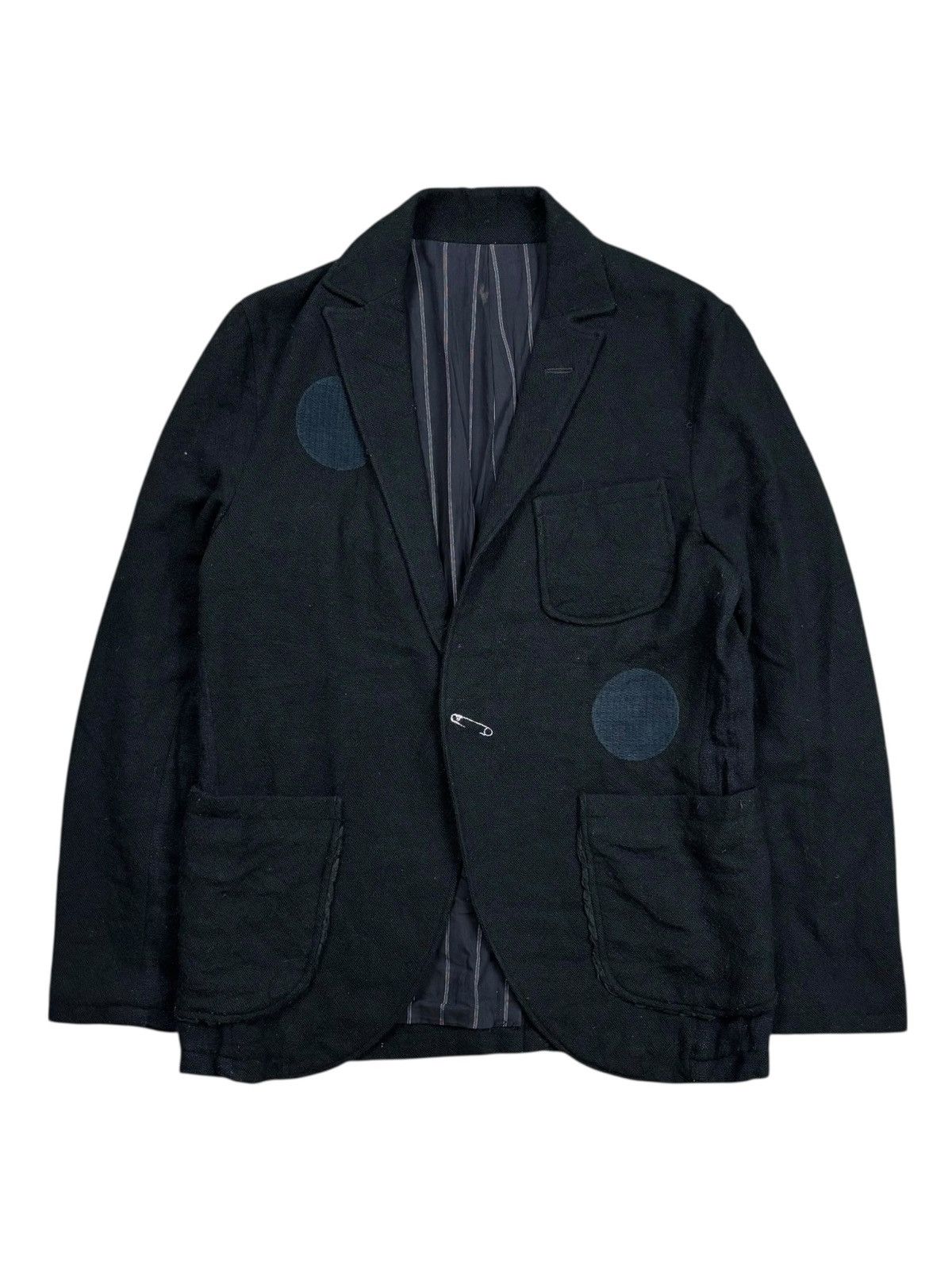 Isamu Katayama Backlash AW 05/06 Rebith To Rabura - Patchwork Wool Jacket Size US M / EU 48-50 / 2 - 1 Thumbnail