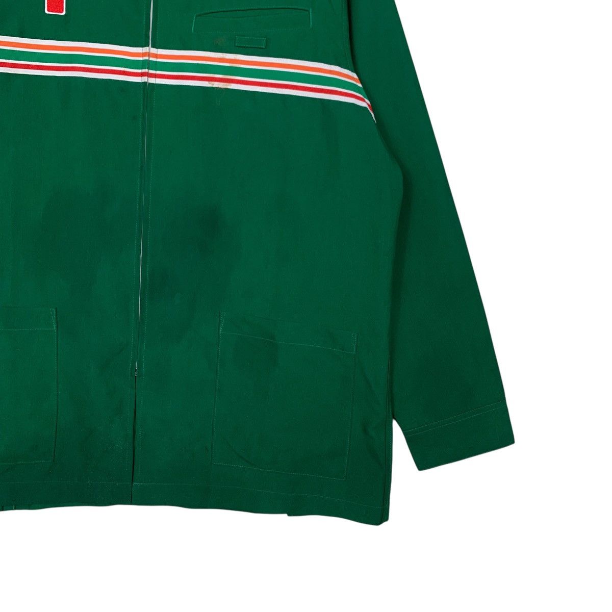 Vintage 7-ELEVEN Green Long Sleeve Work Uniform Jacket #2540-C115 Size US L / EU 52-54 / 3 - 4 Thumbnail