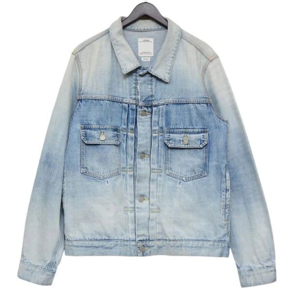 Visvim Visvim 19ss JKT DMGD-1004 denim jacket 0119105006004 Size US XL / EU 56 / 4 - 1 Thumbnail