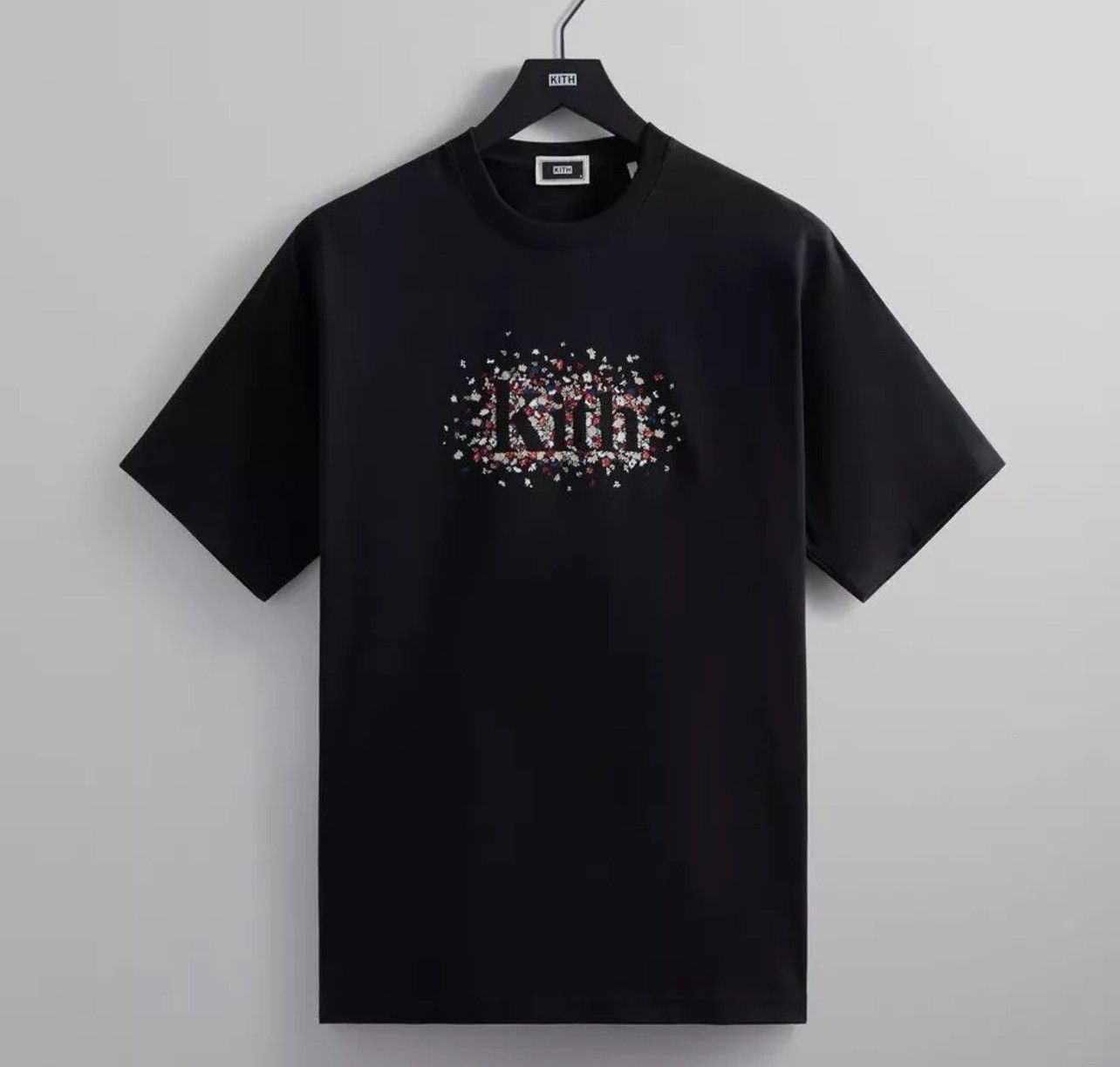 Kith KITH Meadow Serif Tee - Black T-Shirt Men’s Size XL Size US XL / EU 56 / 4 - 1 Thumbnail