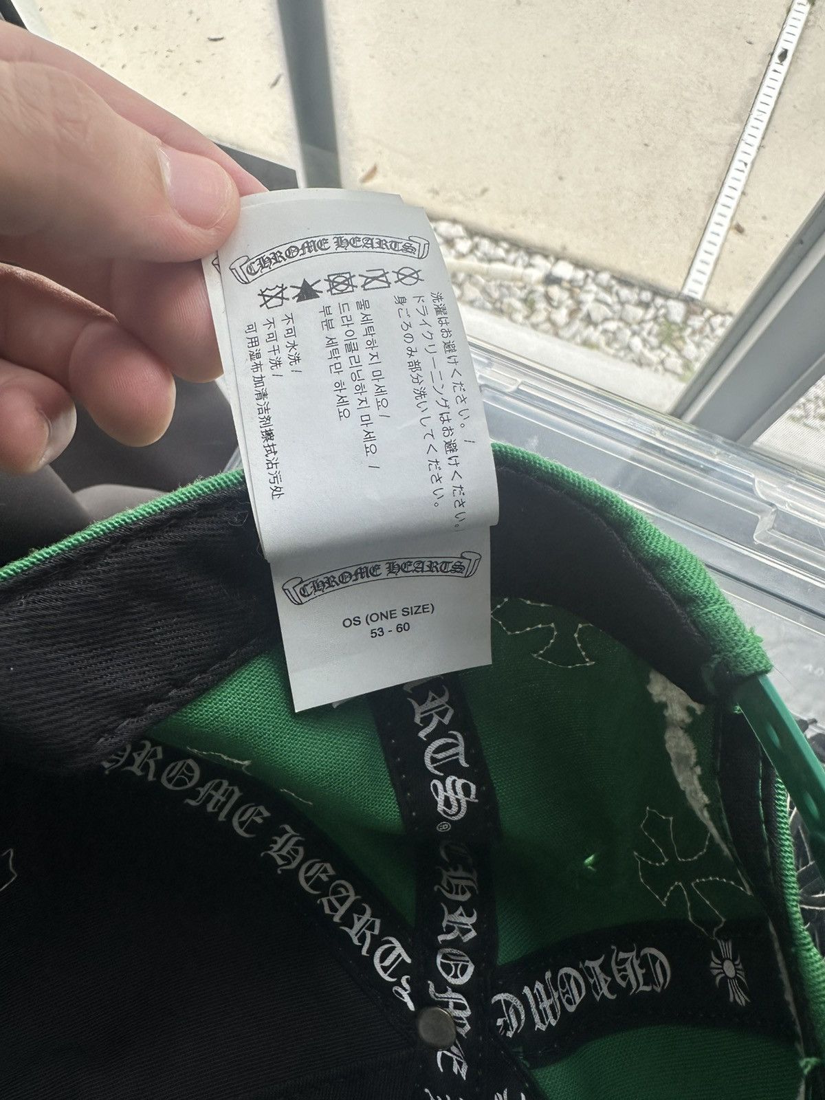 Chrome Hearts Chrome hearts CH hat green Size ONE SIZE - 9 Thumbnail