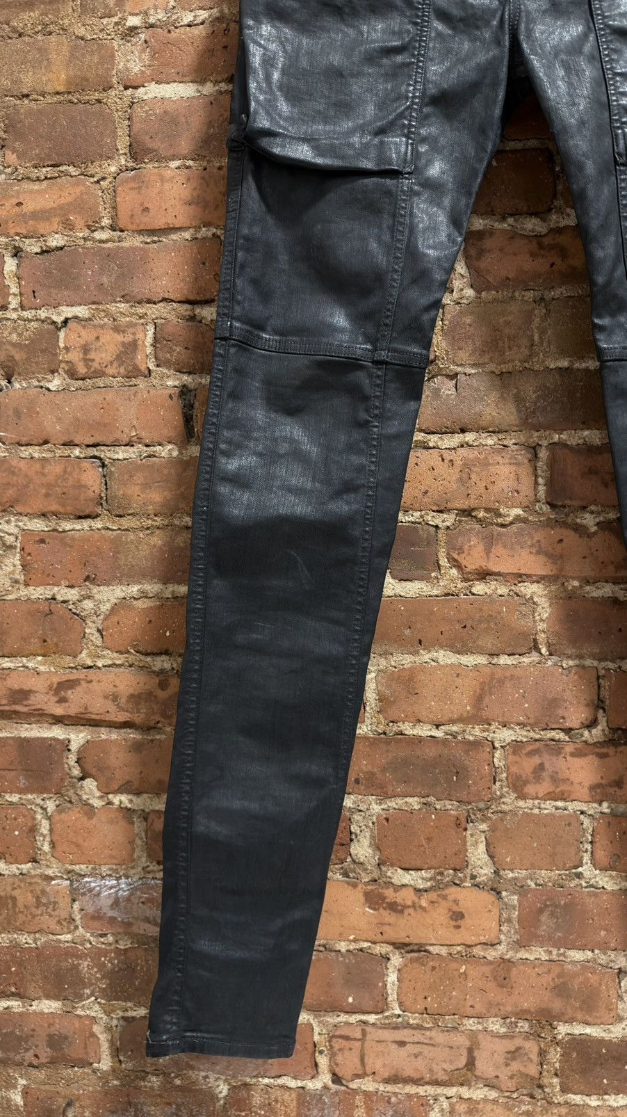 Rick Owens Rick Owens heavy waxed easy creatch jeans Size US 30 / EU 46 - 4 Thumbnail