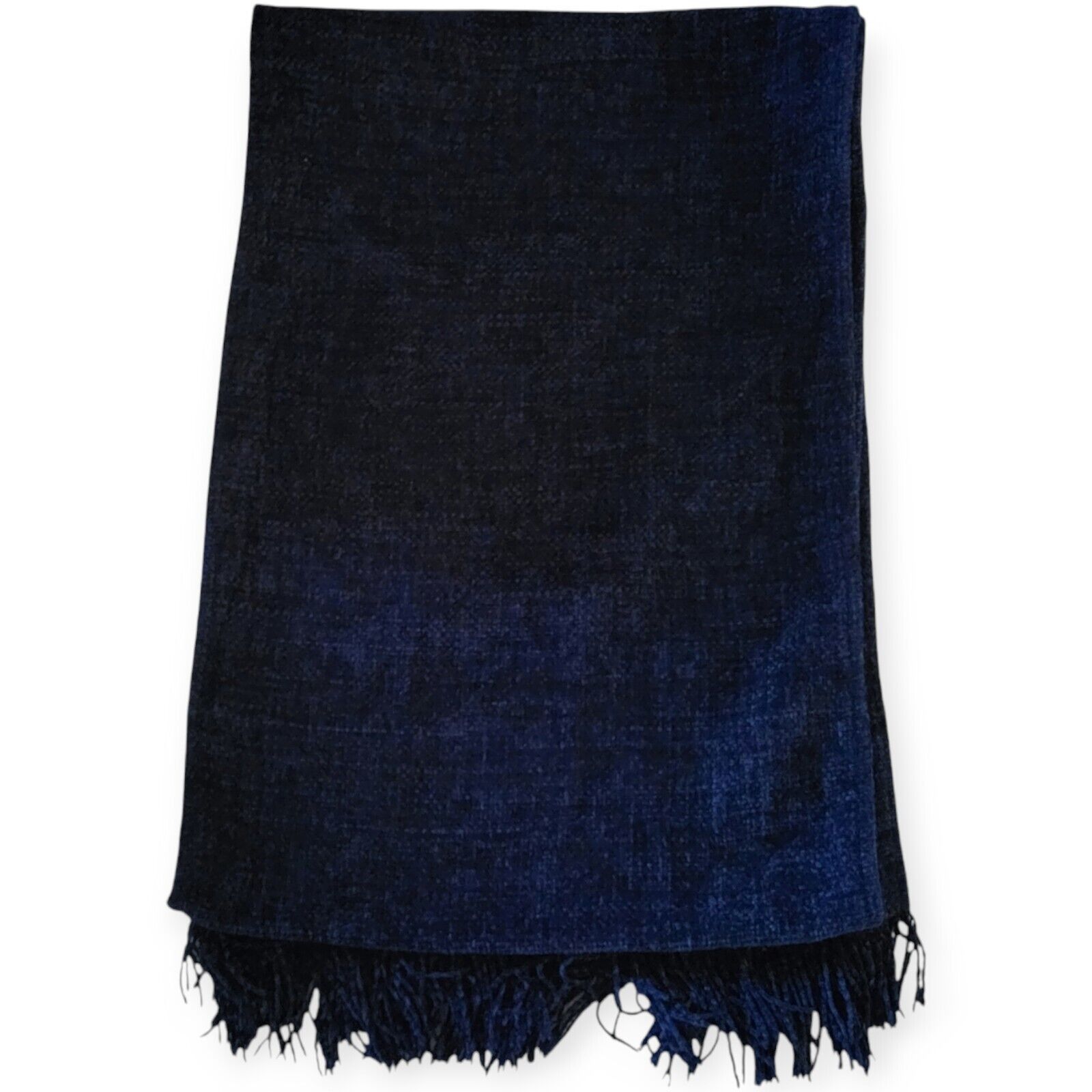 Other Weave Of The Irish Scarf Handcrafted Blue W/ Fringe Ireland Size ONE SIZE - 5 Thumbnail
