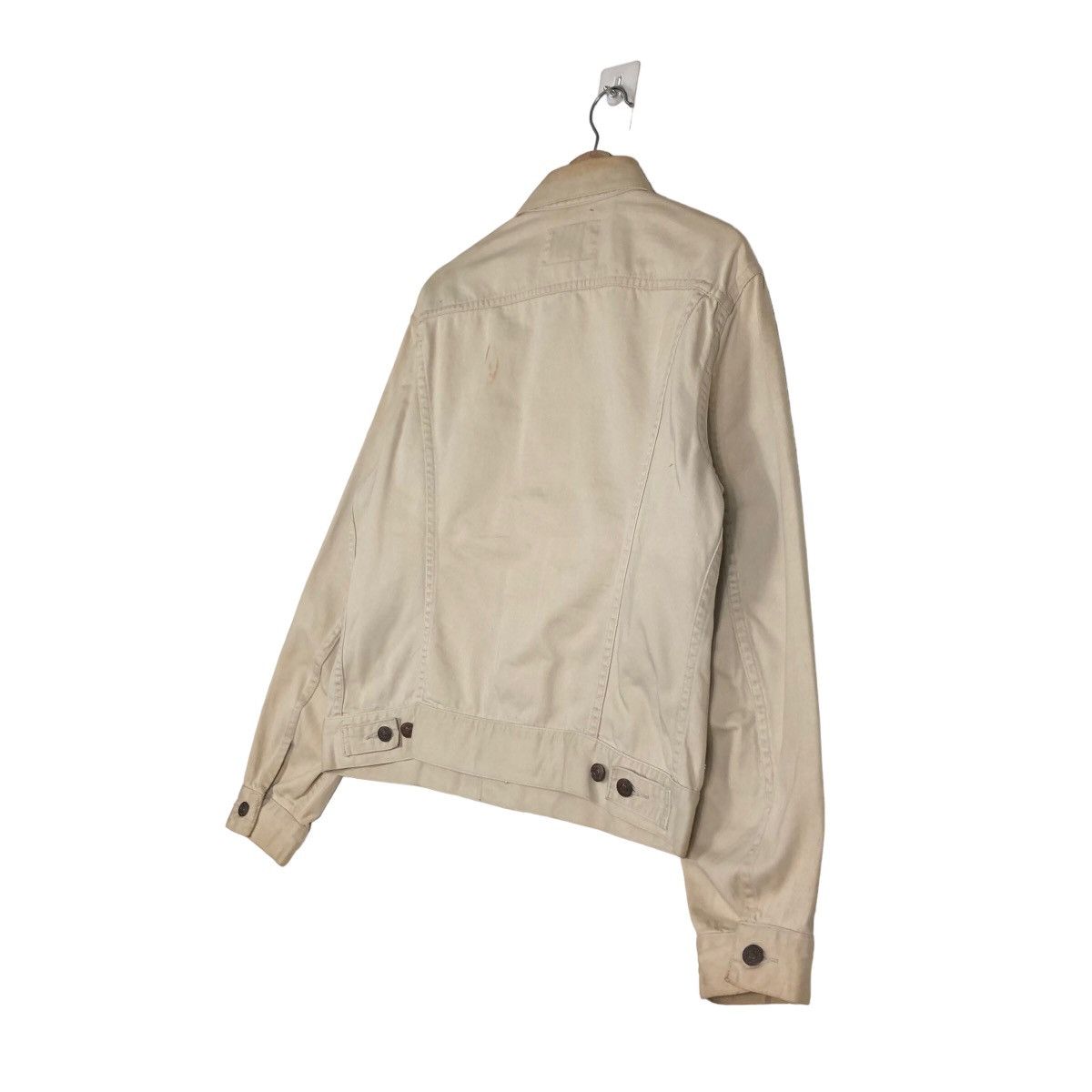 Japanese Brand Vintage White Levi’s Jacket Biker Cargo Multi Pocket Trucker Size US M / EU 48-50 / 2 - 10 Thumbnail