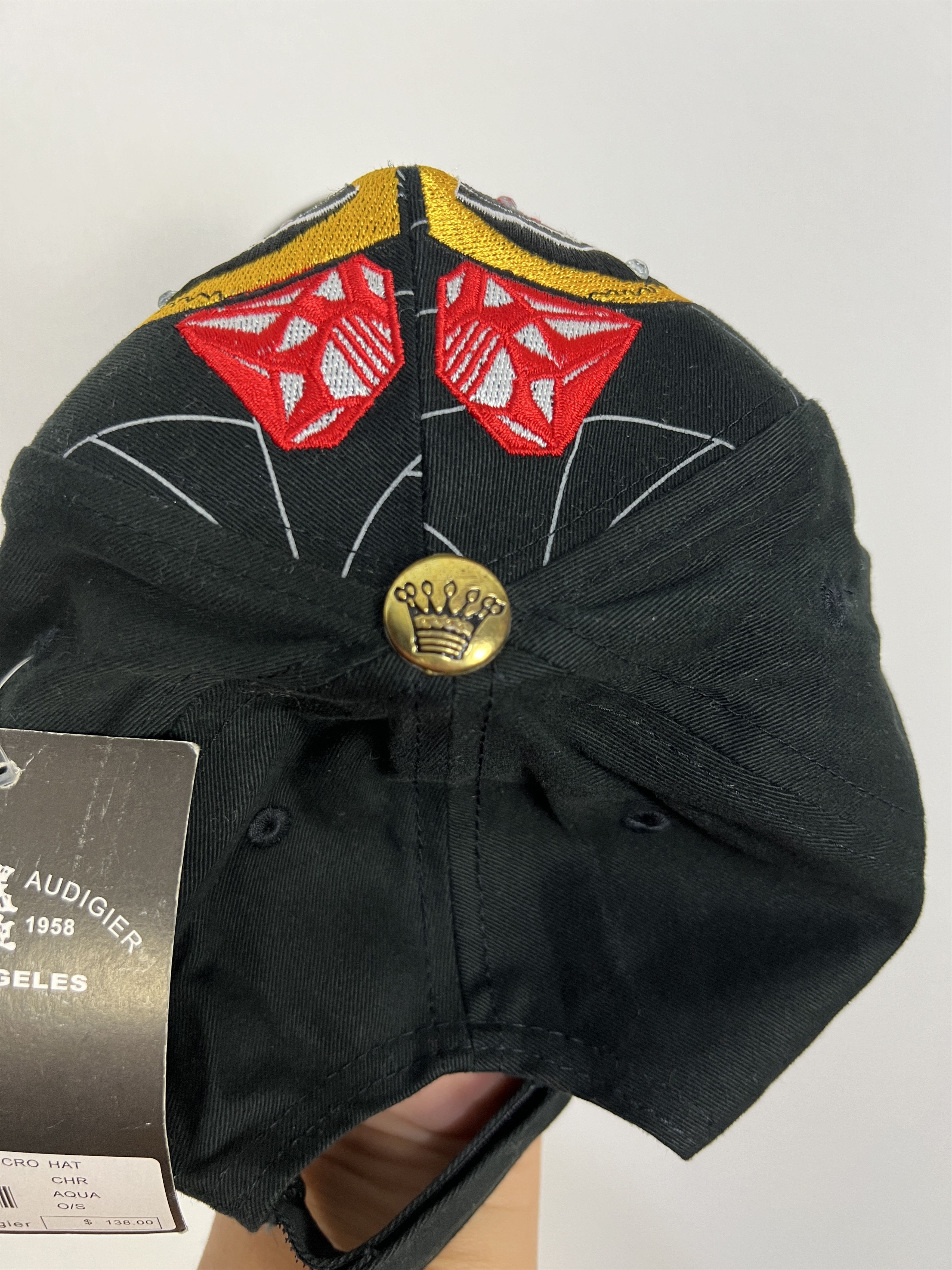 Ed Hardy Ed Hardy Cristian Audigier Cap Love Kills Slowly Skull Adult Size ONE SIZE - 5 Thumbnail