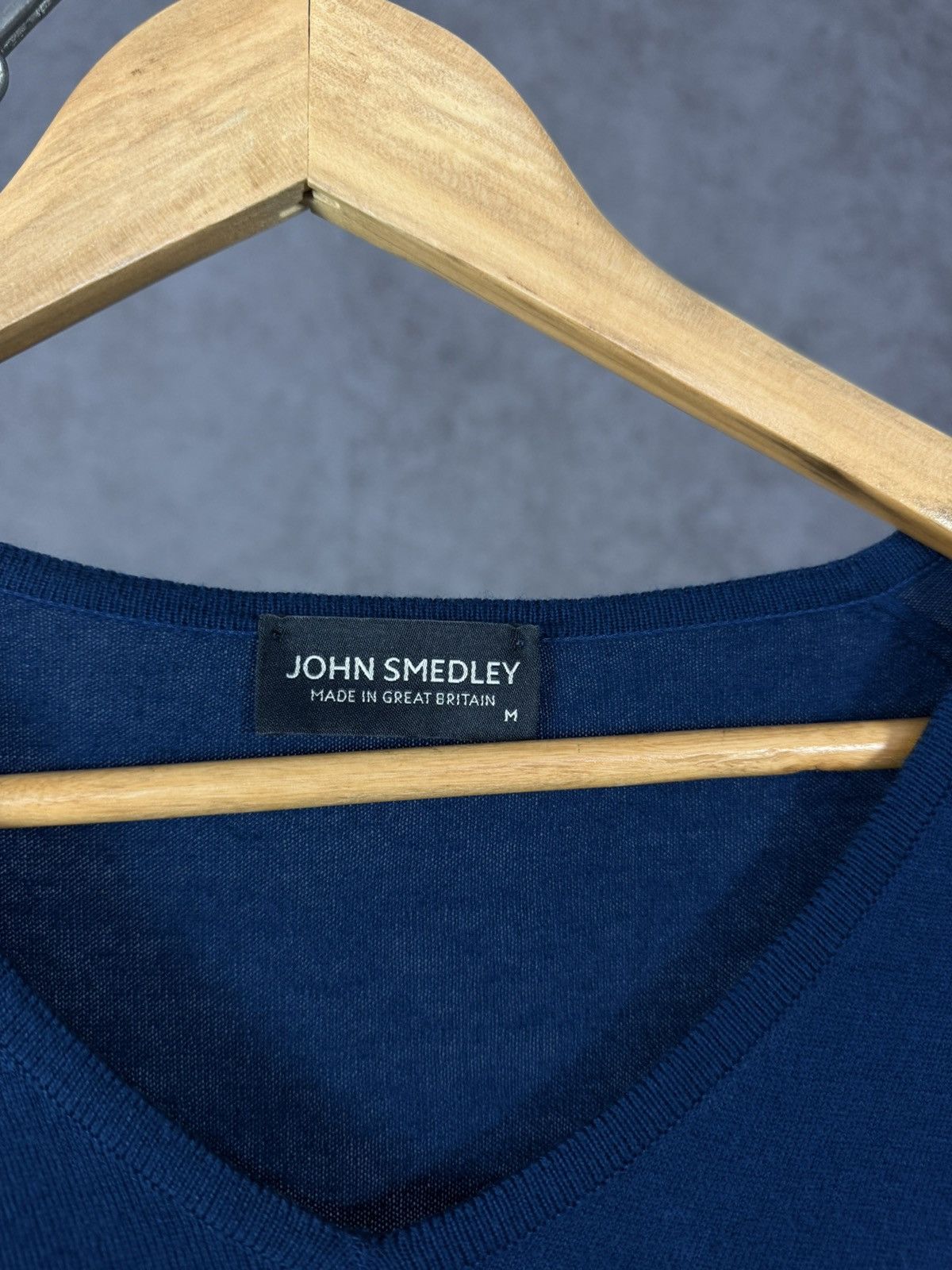 John Smedley John Smedley luxury designer v neck tee Size US M / EU 48-50 / 2 - 3 Thumbnail