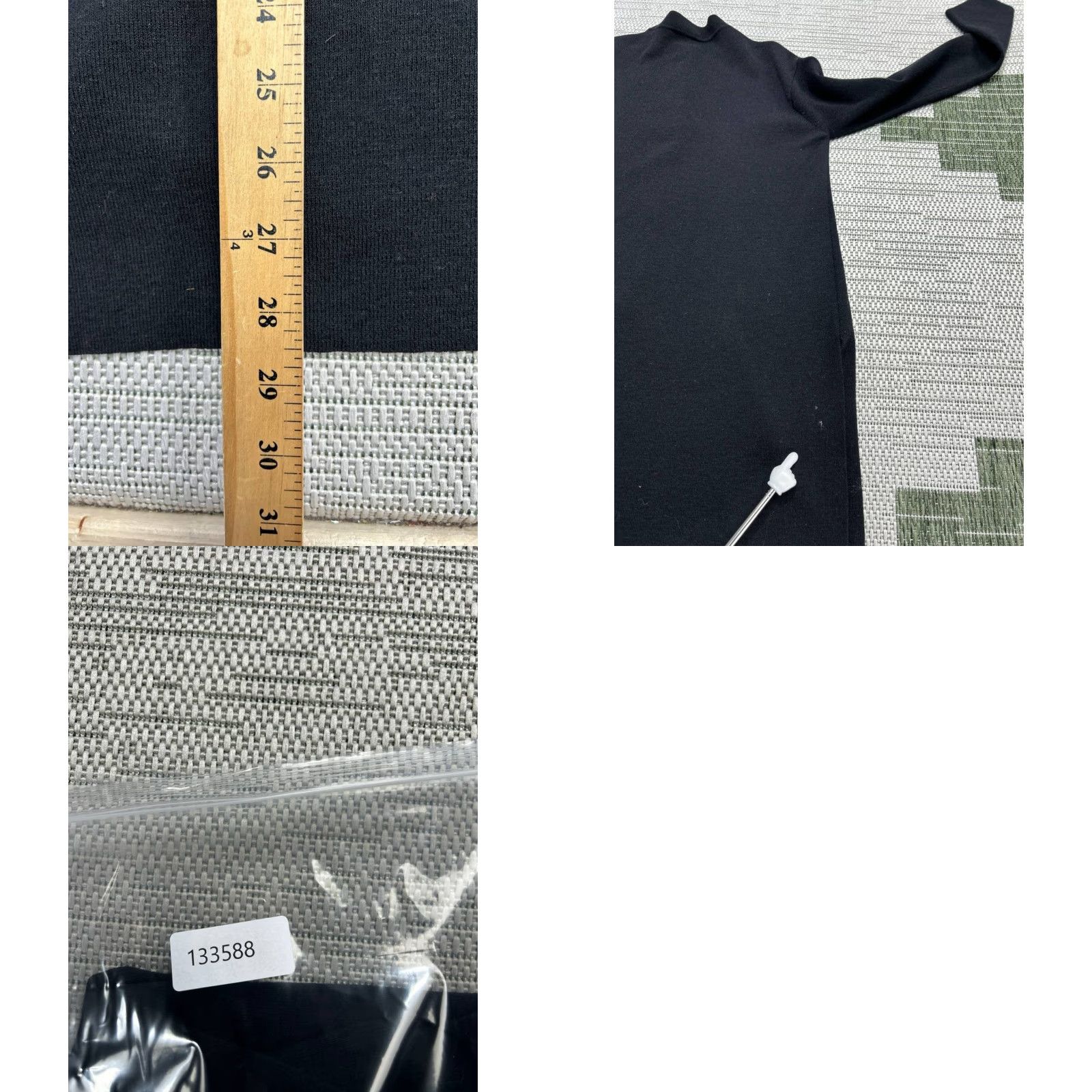 Eileen Fisher Eileen Fisher Cardigan Sweater Womens XS Black Wool Knit Crew Neck Long Sleeve Casual Vintage: No Size XS / US 0-2 / IT 36-38 - 8 Thumbnail