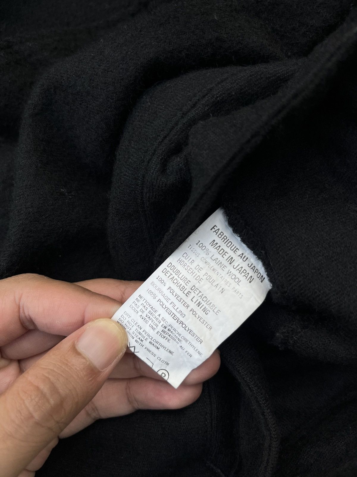 Yohji Yamamoto VERY RARE🔥 YOHJI YAMAMOTO 03AW DOUBLE-SIDED WOOL COAT Size US L / EU 52-54 / 3 - 13 Thumbnail