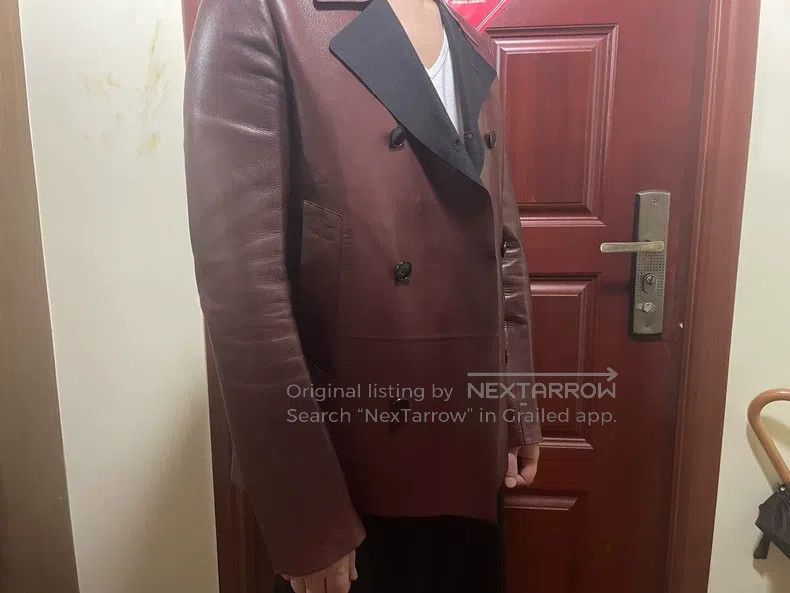 Valentino Valentino Double-breasted leather jacket Size US M / EU 48-50 / 2 - 3 Thumbnail