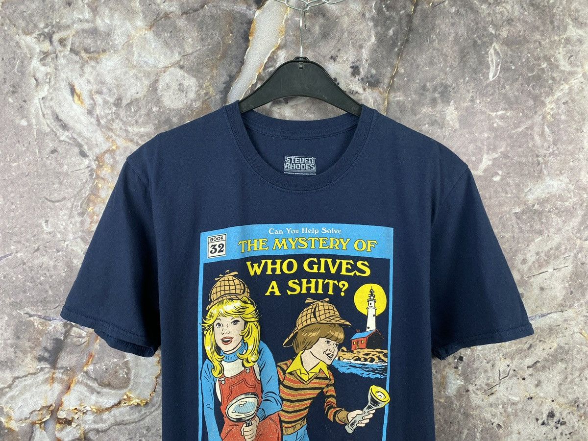 Other Men’s Steven Rhodes Who Gives A Shit T-Shirt Size Large Size US L / EU 52-54 / 3 - 2 Thumbnail