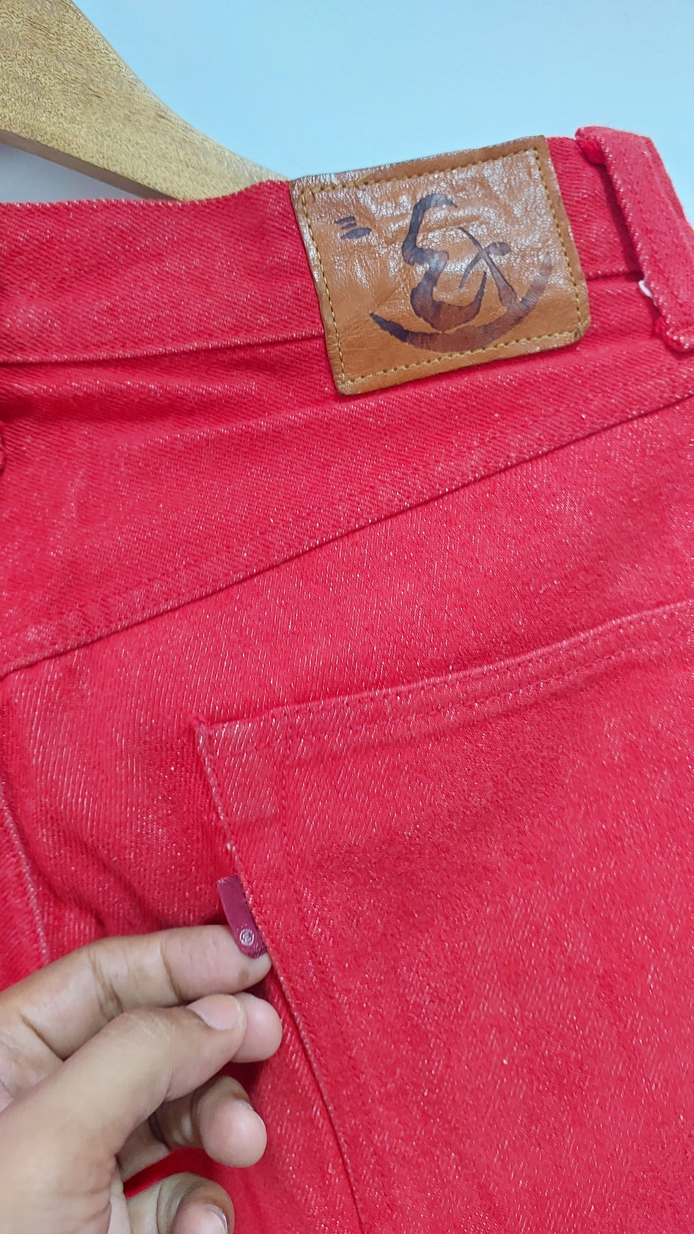 Eternal × Japanese Brand ETERNAL RED JEANS PANT Size US 32 / EU 48 - 7 Thumbnail