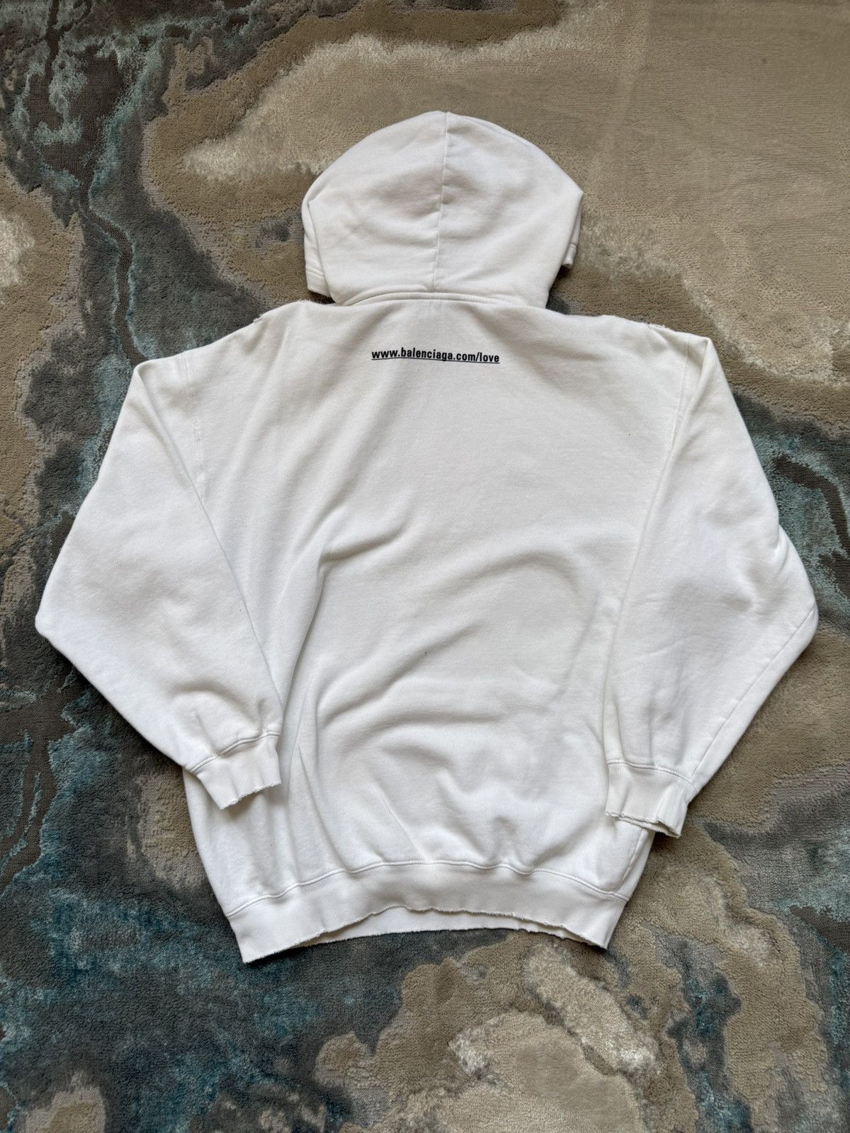 Balenciaga Balenciaga 2020 Valentines Day Exclusive “I❤️U” Hoodie Size US XS / EU 42 / 0 - 3 Thumbnail