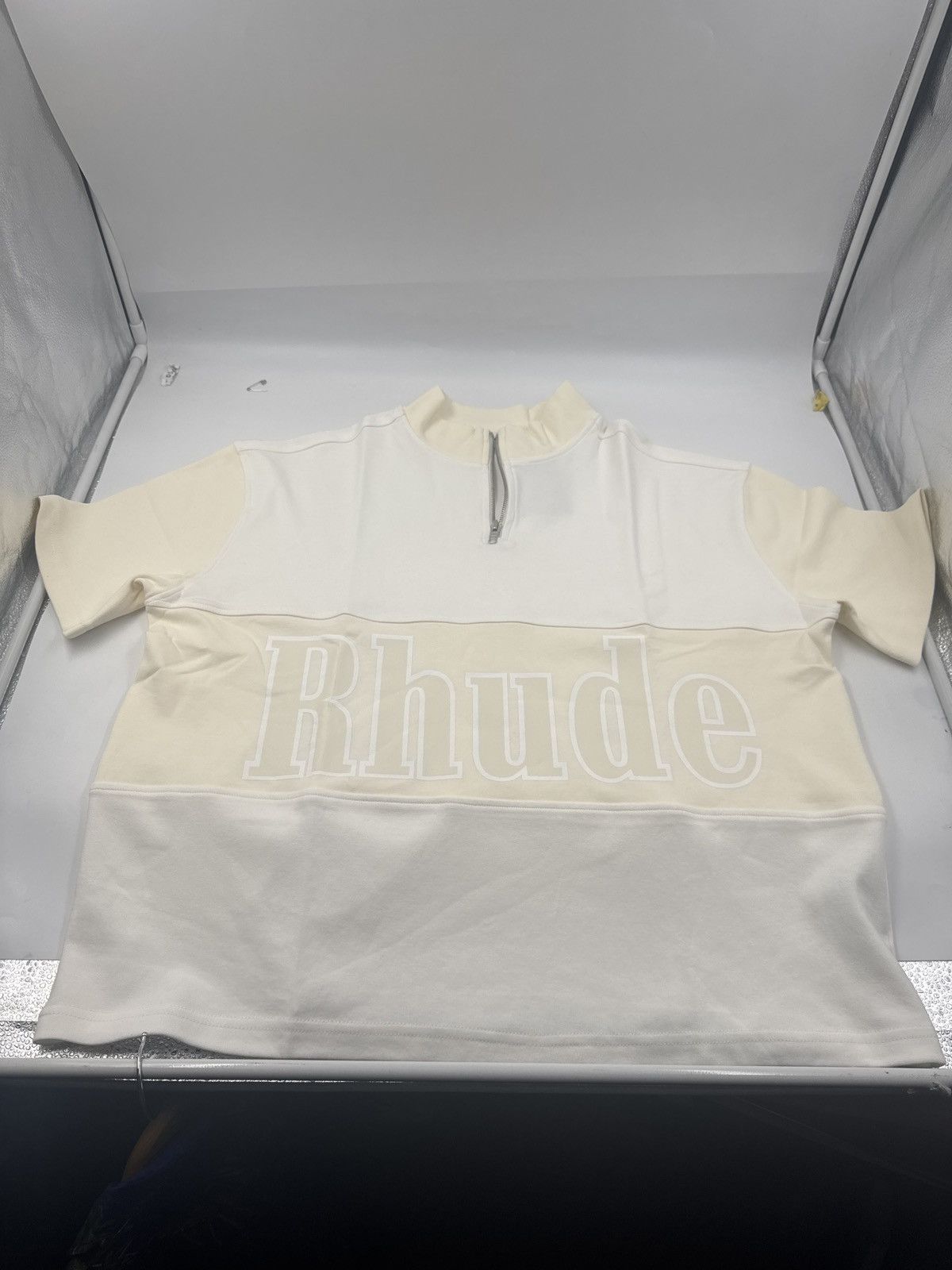 Rhude Logo Panel Henley