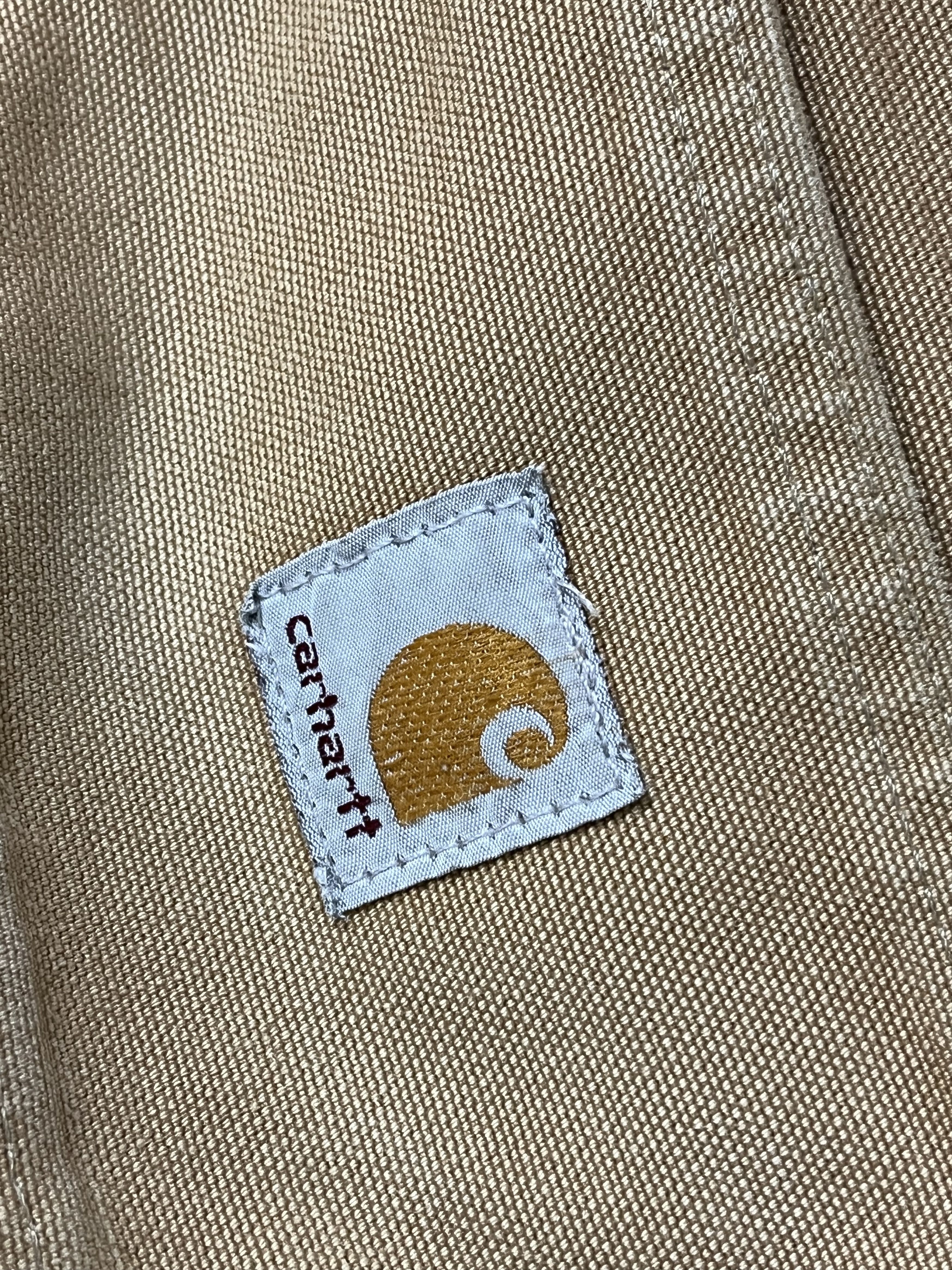 Carhartt Carhatt Double Knee Dungaree Sun Faded Distressed Pants Size US 34 / EU 50 - 9 Thumbnail