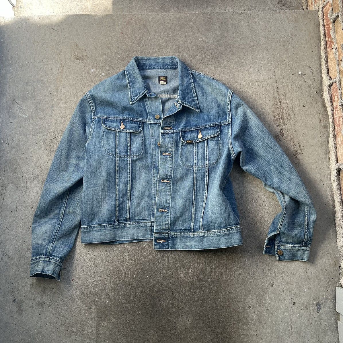 RRL Ralph Lauren RRL Double RL Ralph Lauren Denim Jacket Size US XXL / EU 58 / 5 - 1 Thumbnail