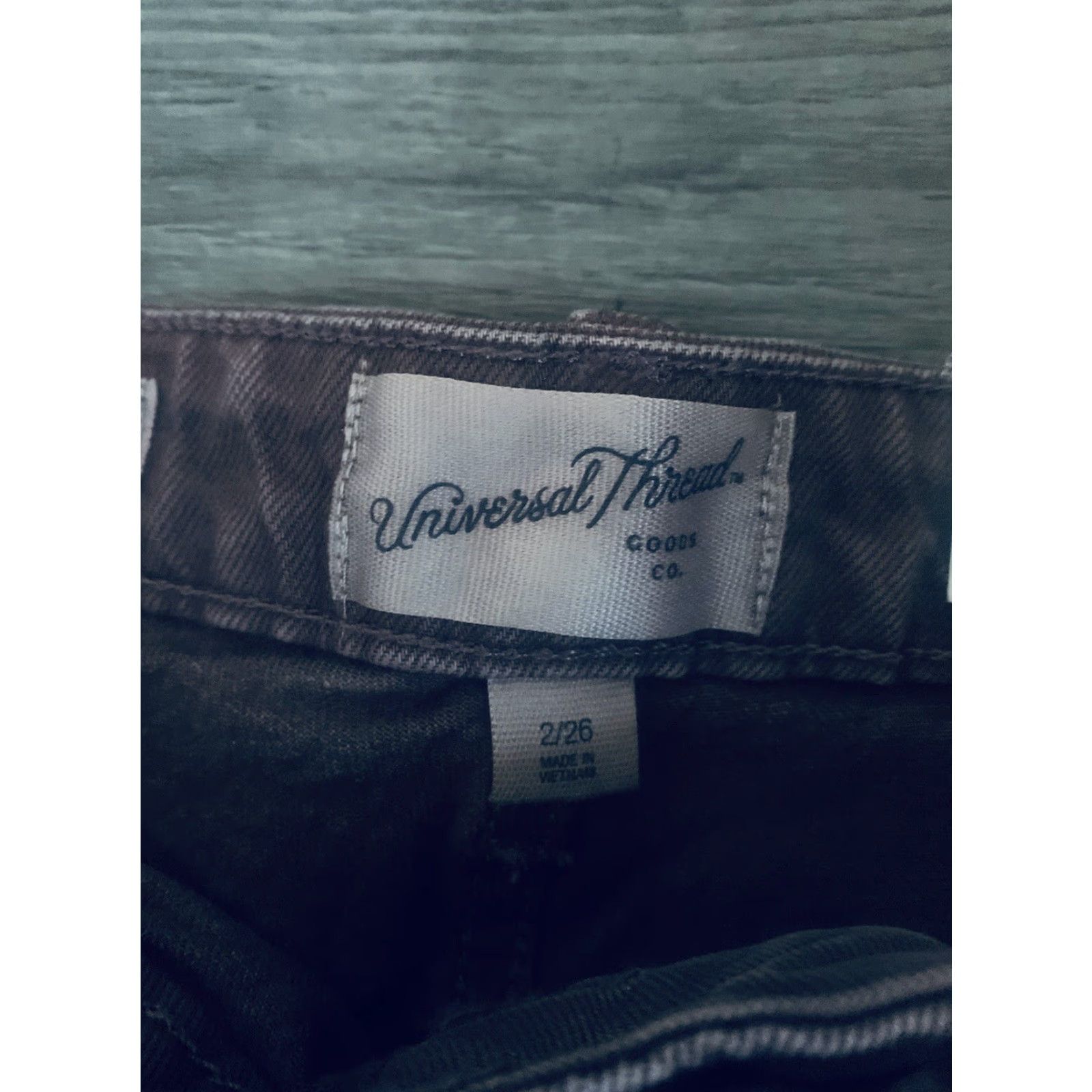 Vintage VINTAGE Universal Thread Women's Midi Shorts Brown Size 2/26 Regular Stretch Denim Flat Front Casual Activewear Travel Women Size 26" / US 2 / IT 38 - 4 Thumbnail