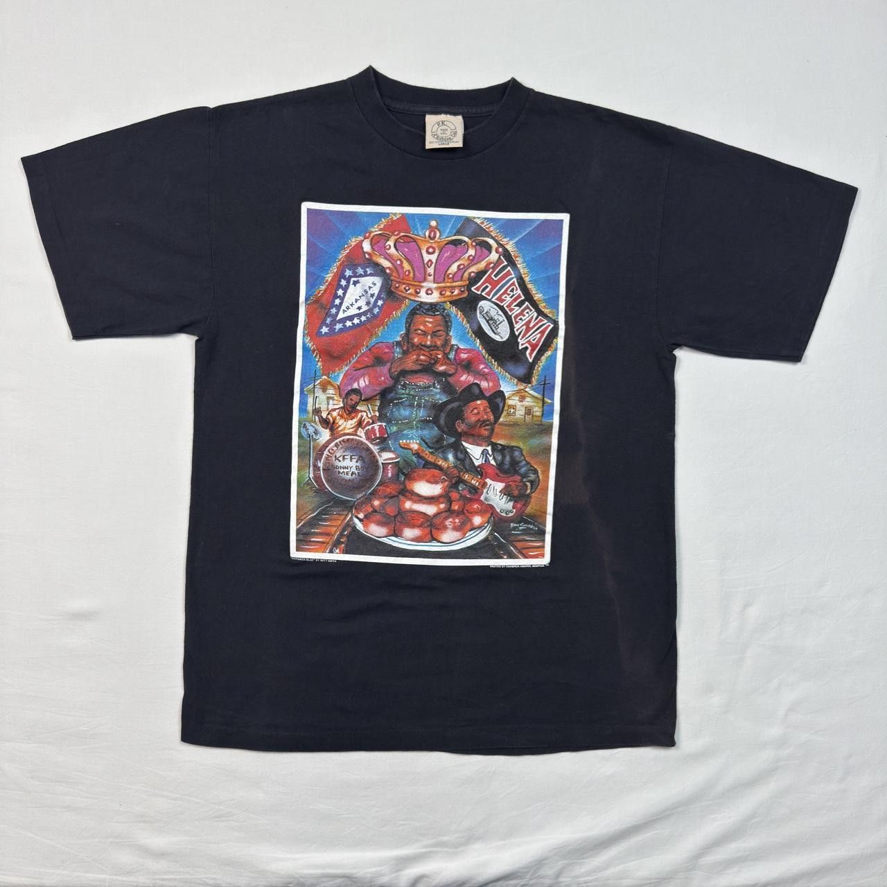 Other Vintage 90s King Biscuit Tee Size US L / EU 52-54 / 3 - 1 Thumbnail