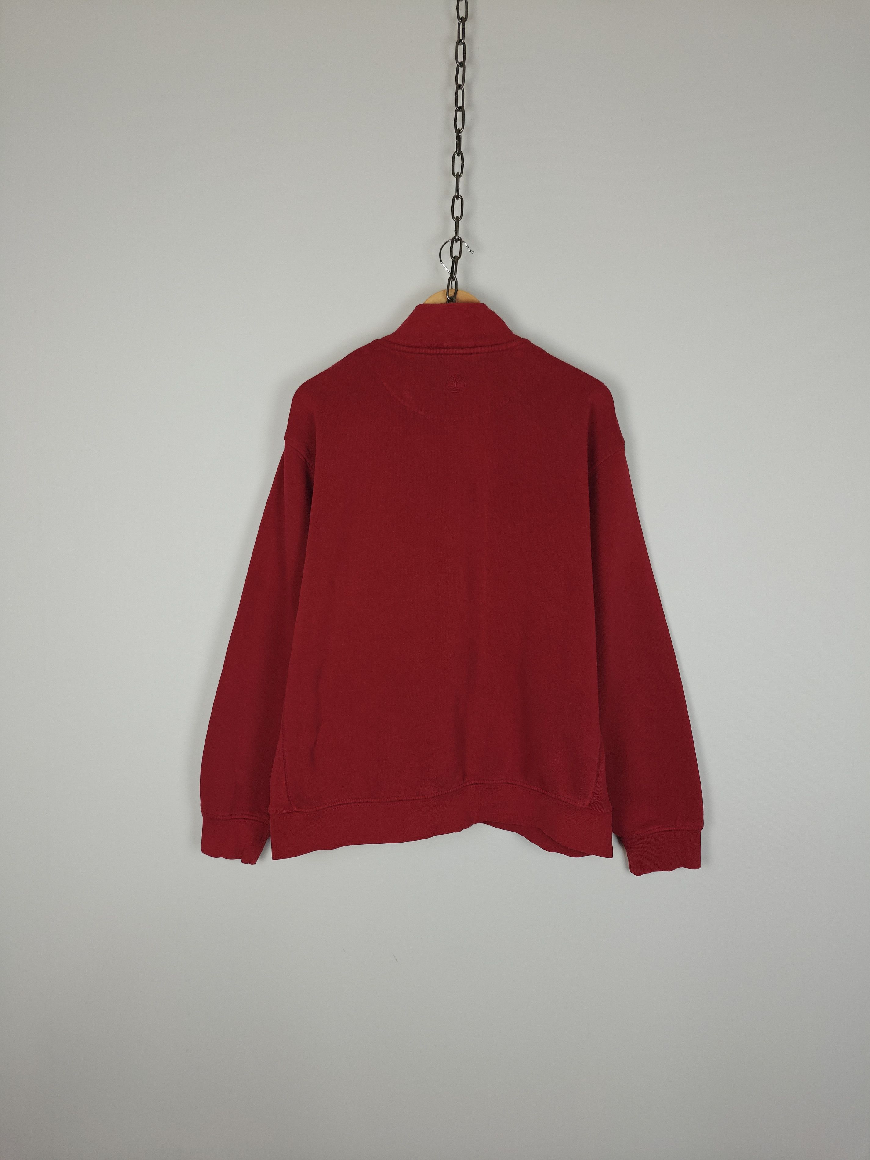 Timberland Timberland Vinatge Zip Jacket Center Logo Red size L Size US L / EU 52-54 / 3 - 7 Thumbnail