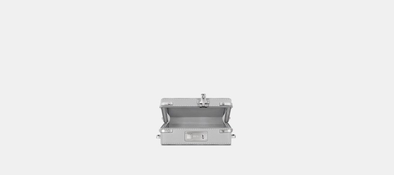 Dior o1w1db10325 2LXCA0 Size: OS / Lock Micro Case in Grey Size ONE SIZE - 3 Thumbnail