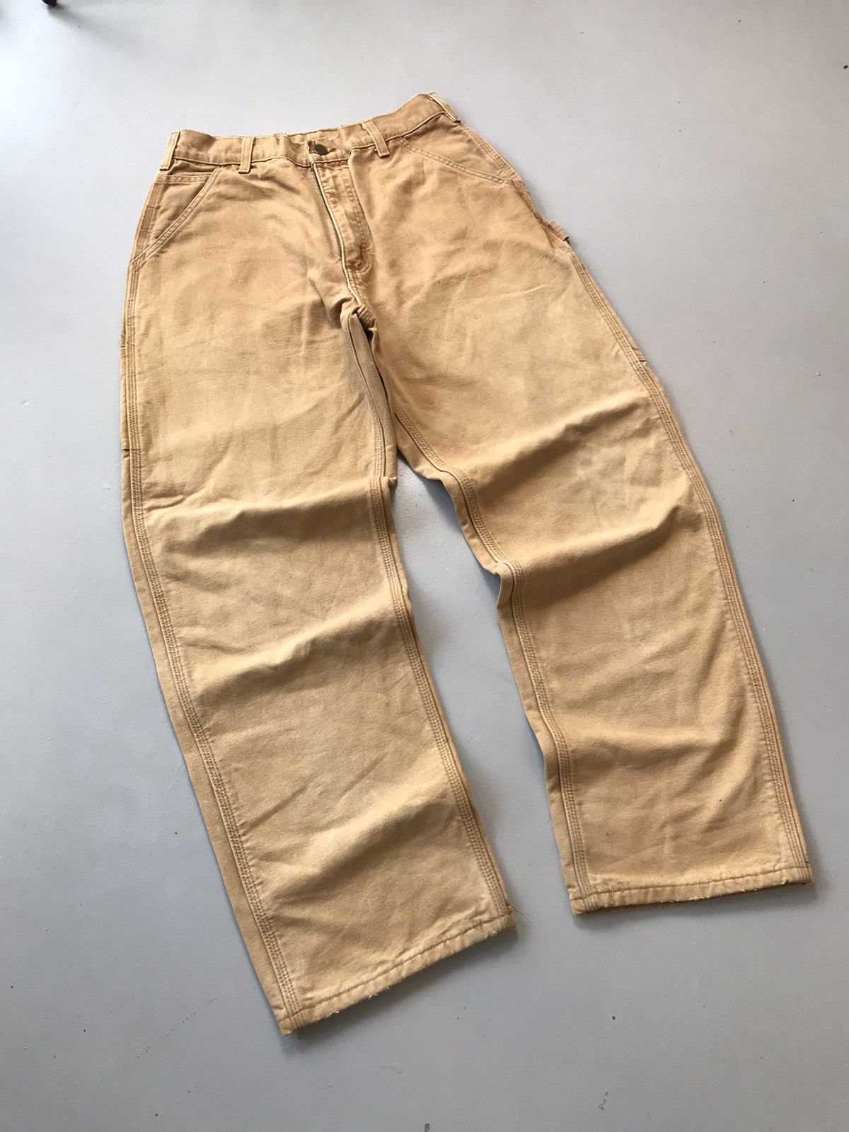 Carhartt Vintage Carhartt B111 BRN blanket line carpenter denim Size US 29 - 1 Thumbnail