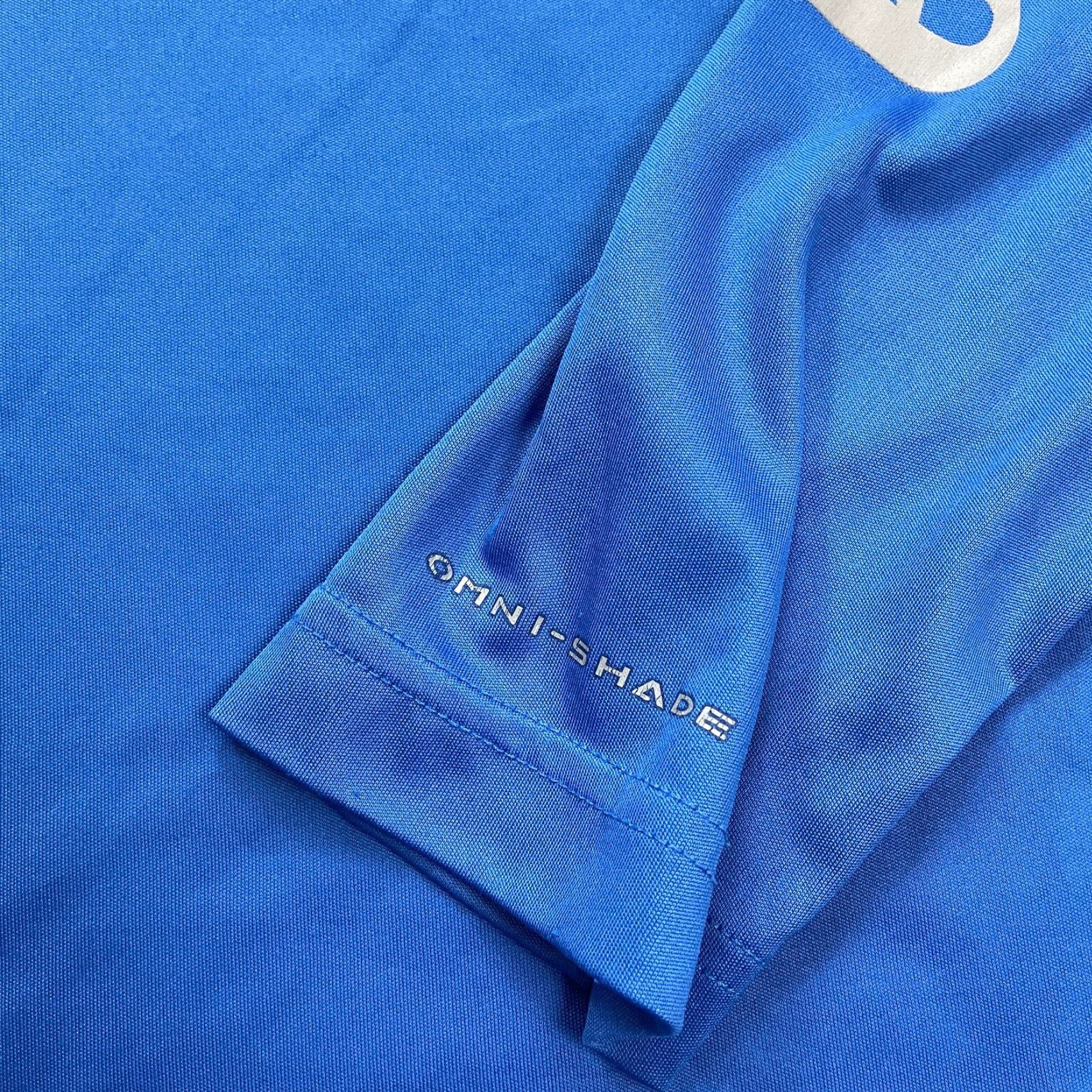 Vintage Columbia PFG Omni Shade Active Jacket Mens XS Blue Long Sleeve Lightweight Hooded Breathable Lightweight Regular Fit Ocean/Blue Fish Pattern Size US XS / EU 42 / 0 - 6 Thumbnail