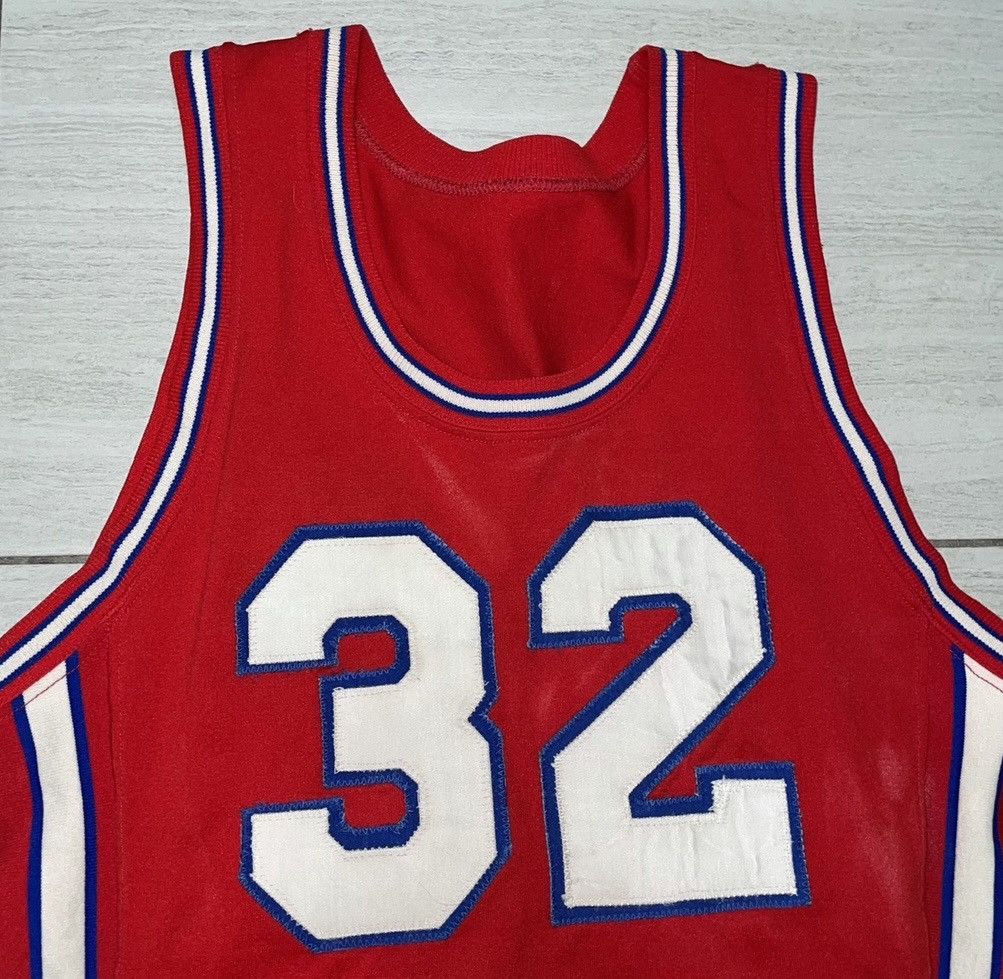 Vintage True Vintage Sand Knit Basketball Jersey #32 Size US M / EU 48-50 / 2 - 4 Thumbnail