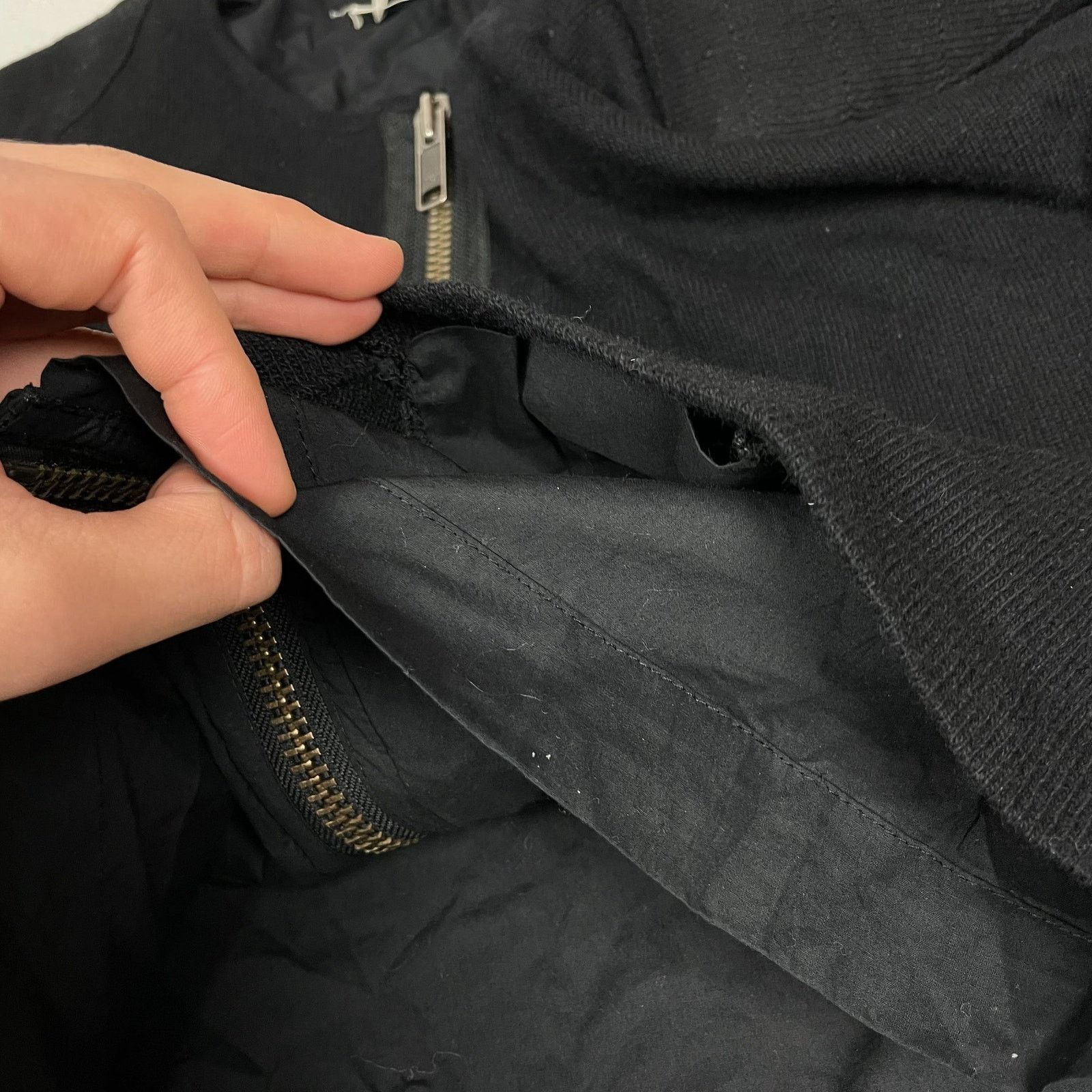 Acne Studios Acne Women's Black Wool Full Zip Cropped Fleece Jacket Small Size S / US 4 / IT 40 - 9 Thumbnail