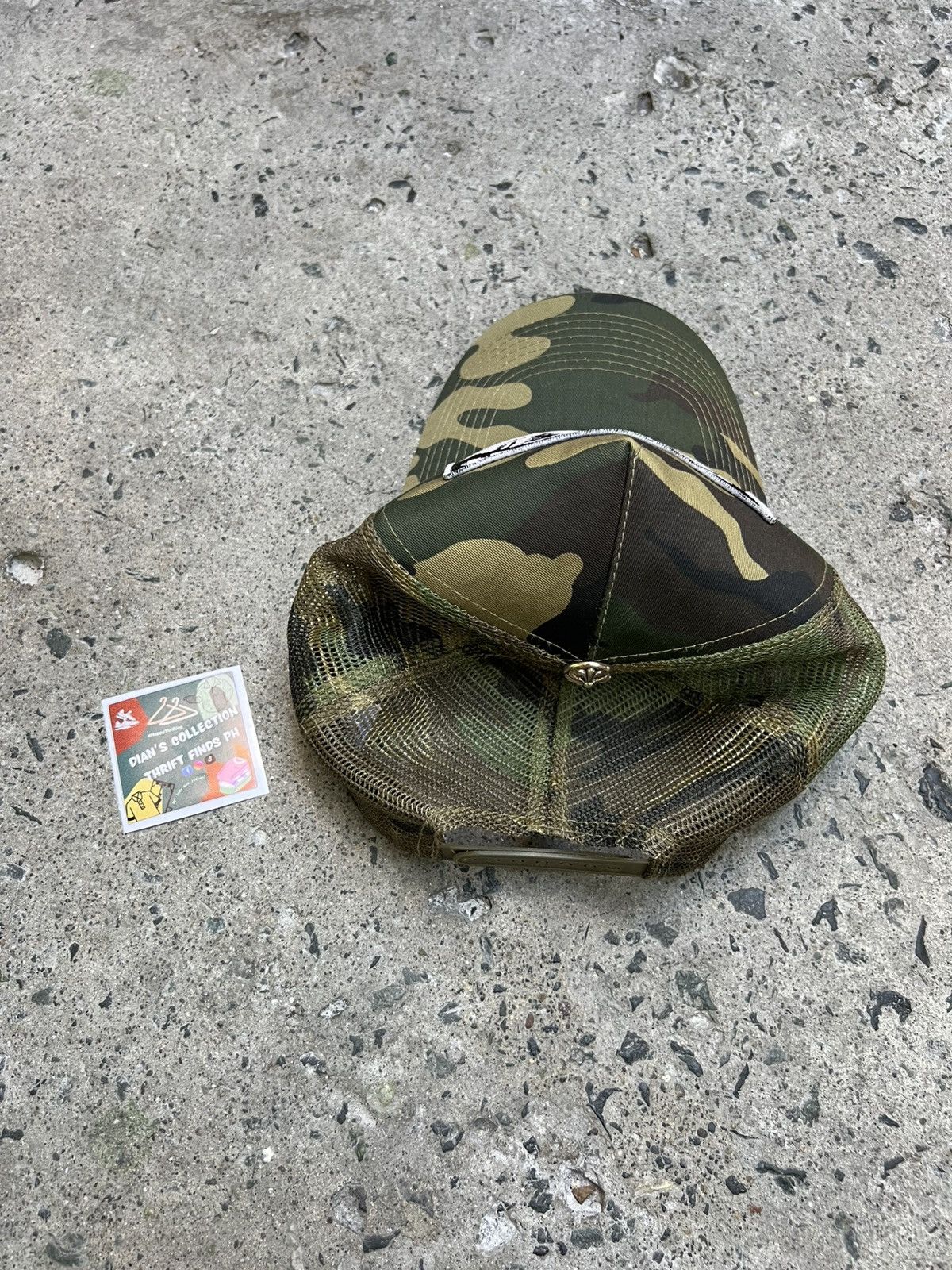 Chrome Hearts Vintage Chrome Hearts Camou FVCK Trucker Hat Size ONE SIZE - 3 Thumbnail