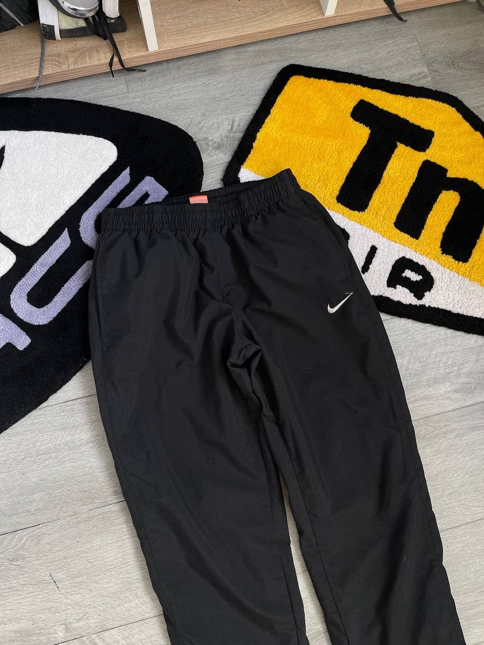 Nike × Streetwear × Vintage Vintage Nike Nylon Black Sweatpants Drill Y2K ACG TN Size US 32 / EU 48 - 3 Thumbnail