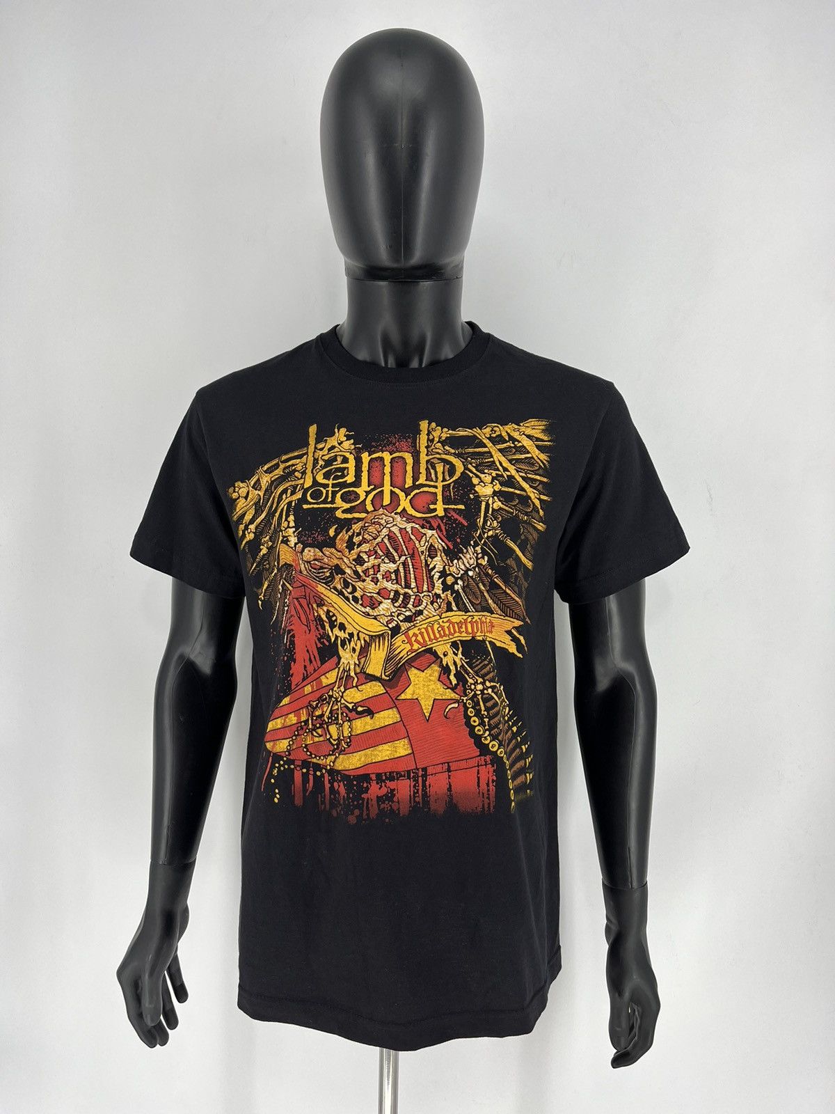 Band Tees × Vintage Vintage Lamb Of God Y2K Tshirt Tee Horror Face Size US L / EU 52-54 / 3 - 2 Thumbnail
