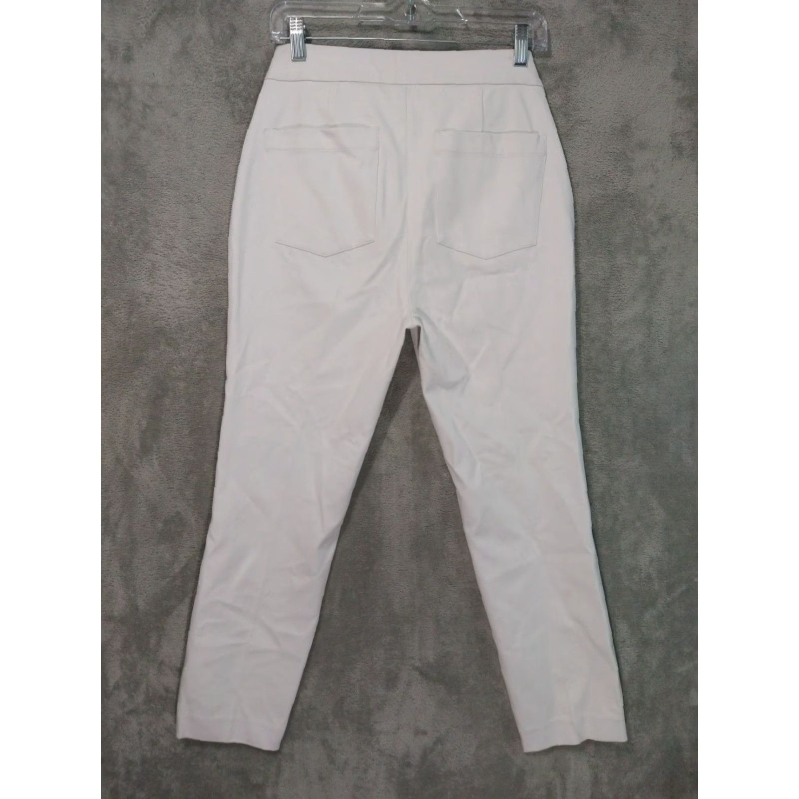 Spanx SPANX Pants Women Medium White Slim Straight Ponte Pull On Stretch Adult M White Slim Straight Ponte Slacks 26 Inseam 28 Waist Womens Size 32" / US 10 / IT 46 - 2 Thumbnail